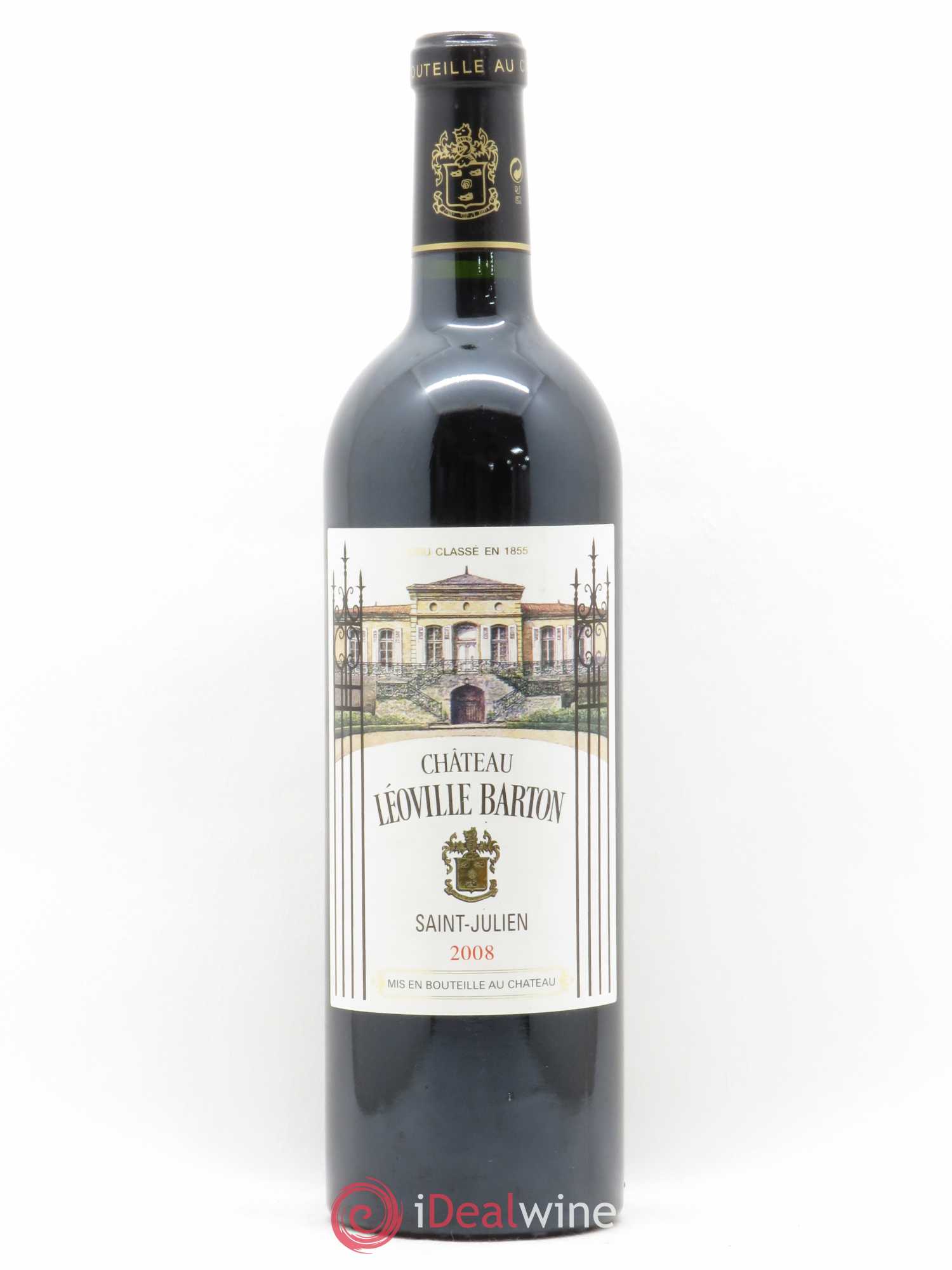 Château Léoville Barton 2ème Grand Cru Classé 2008 - Lot de 1 bouteille - 0
