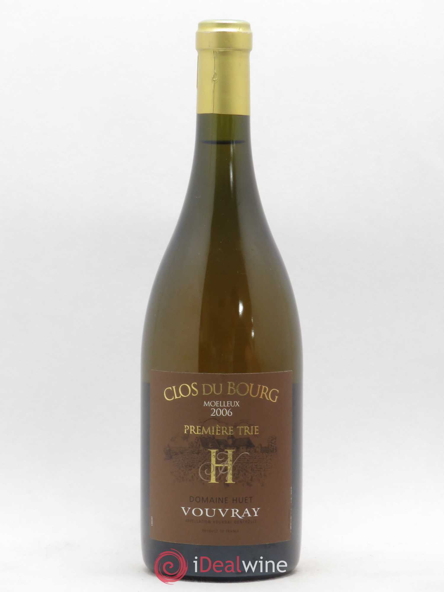 Vouvray Clos du Bourg Moelleux 1ère trie Domaine Huet 2006 - Lotto di 1 bottiglia - 0