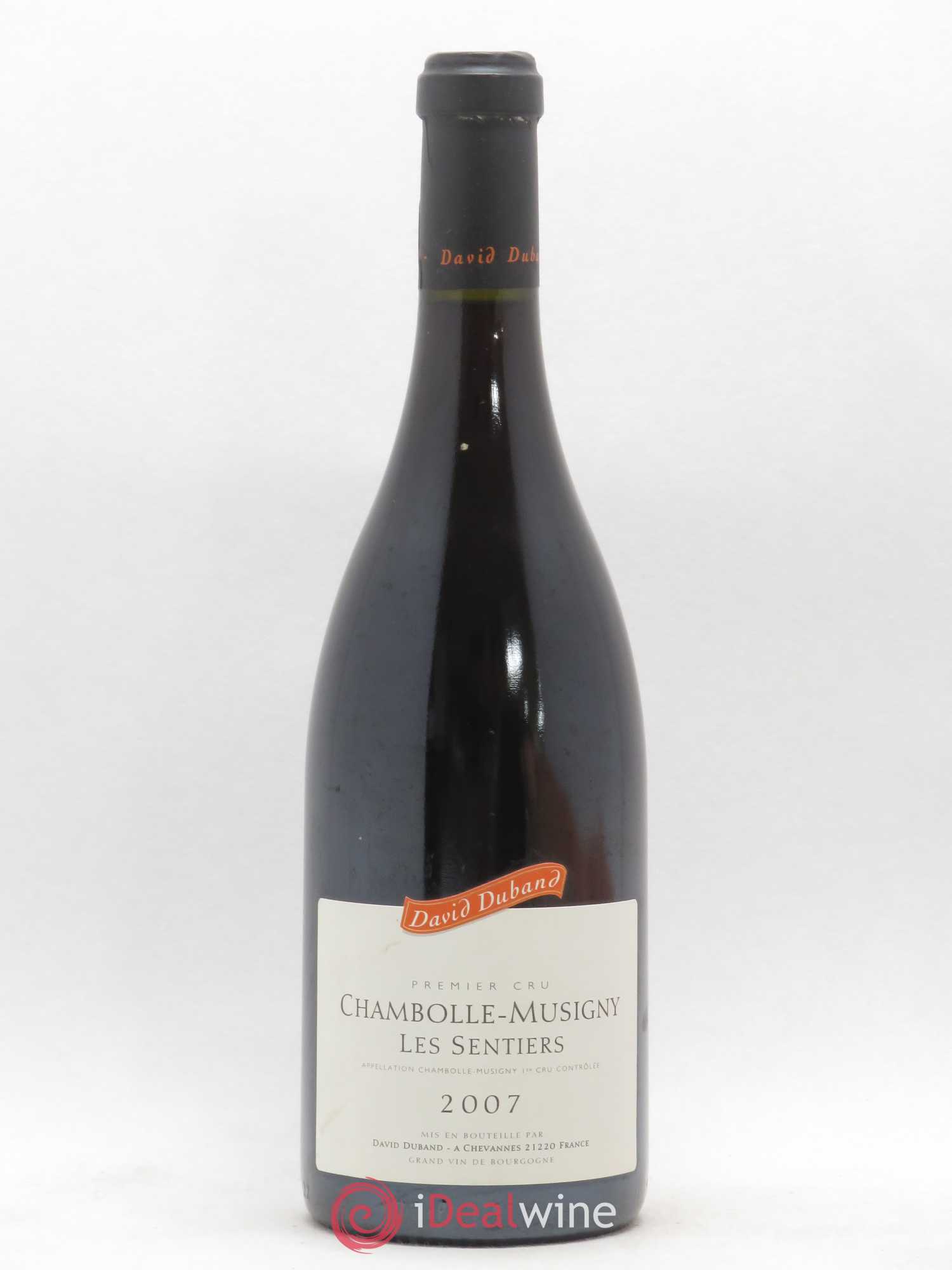 Chambolle-Musigny 1er Cru Les Sentiers David Duband (Domaine) 2007 - Lot de 1 bouteille - 0