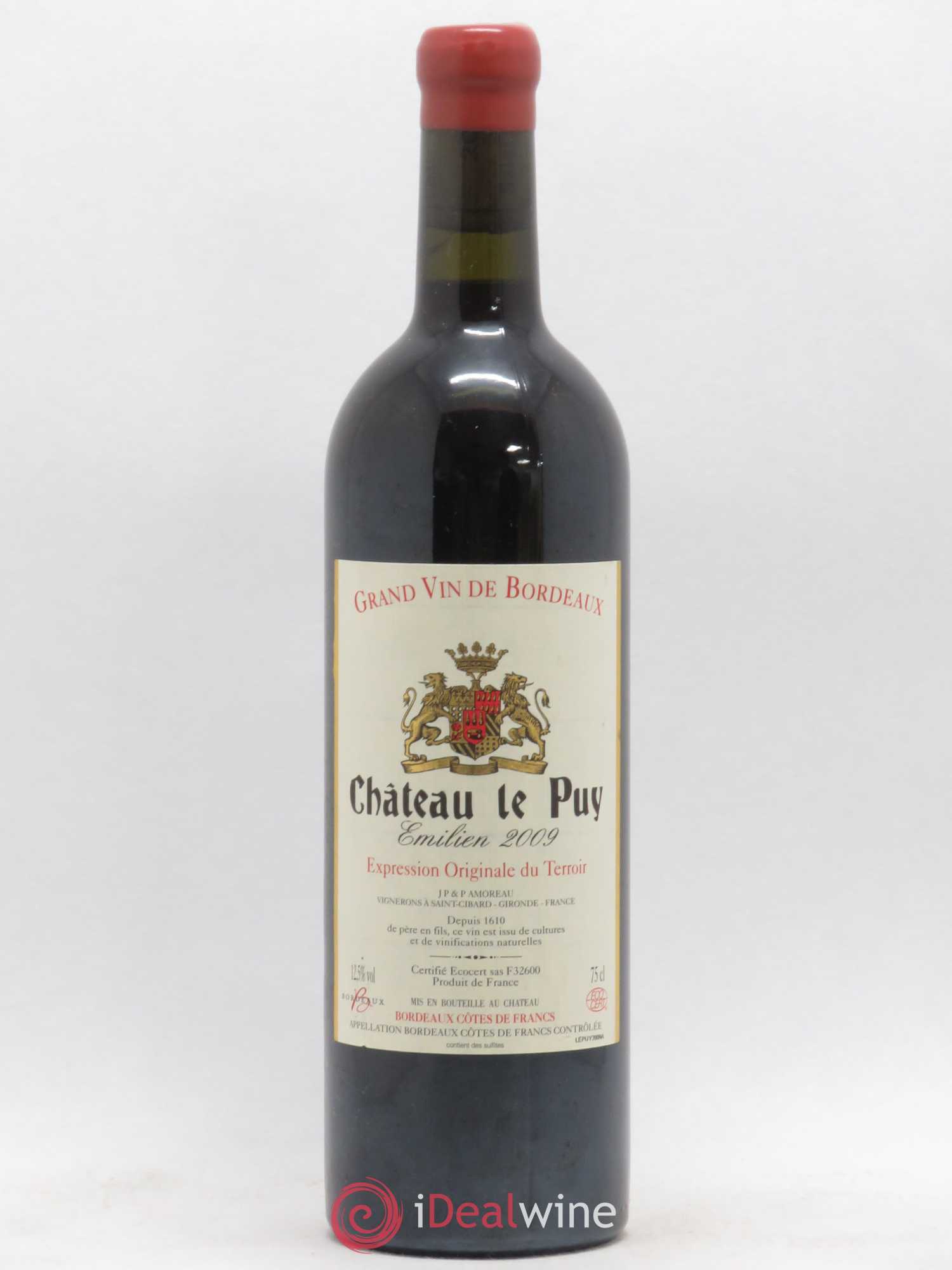 Le Puy - Cuvée Emilien 2009 - Lot de 1 bouteille - 0