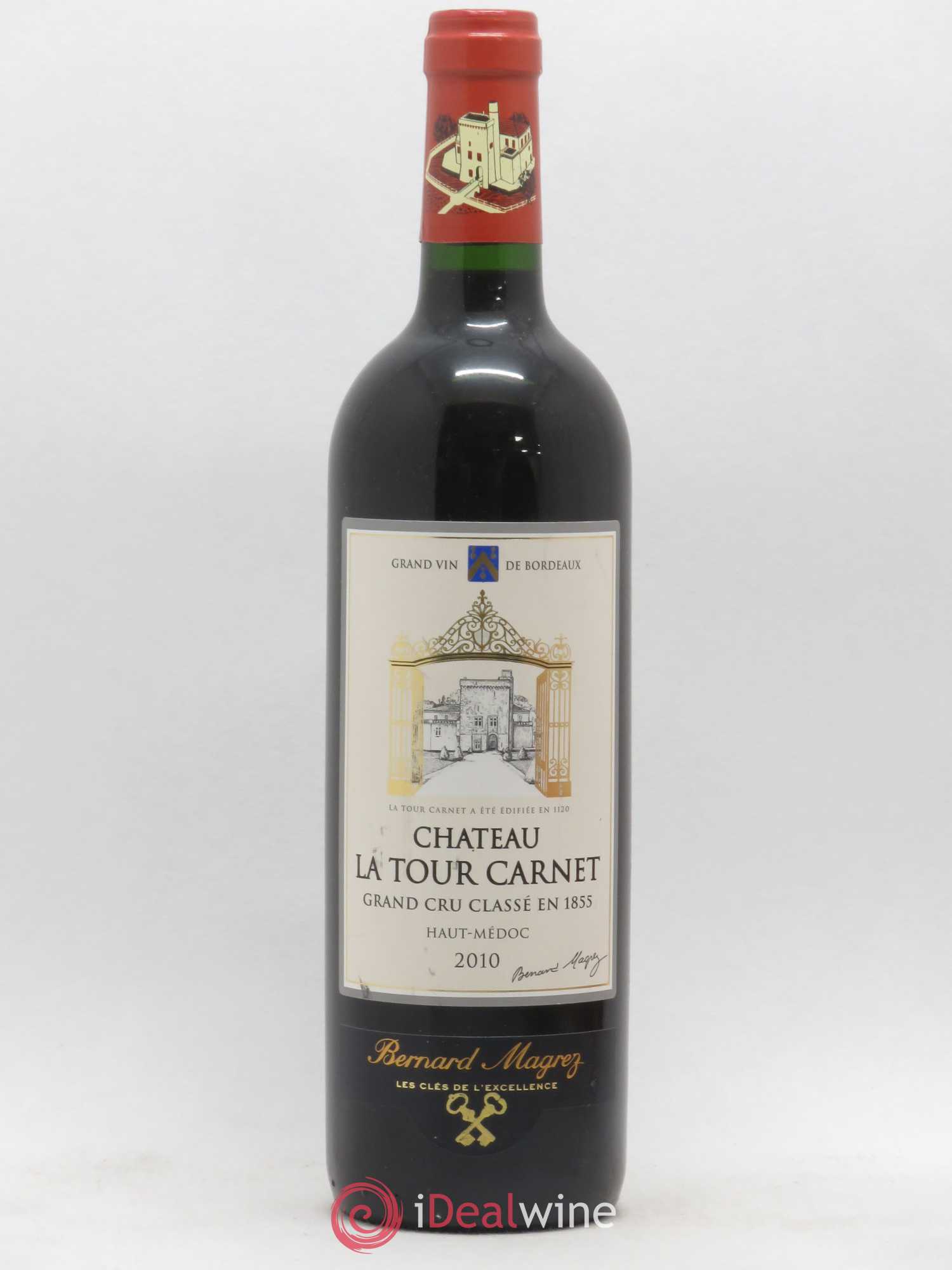 Château la Tour Carnet 4ème Grand Cru Classé 2010 - Lot de 1 bouteille - 0