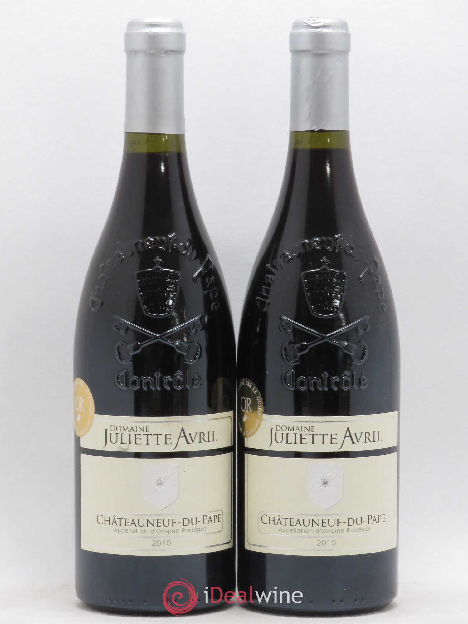 Châteauneuf-du-Pape Juliette Avril 2010 - Lot de 2 bouteilles - 0