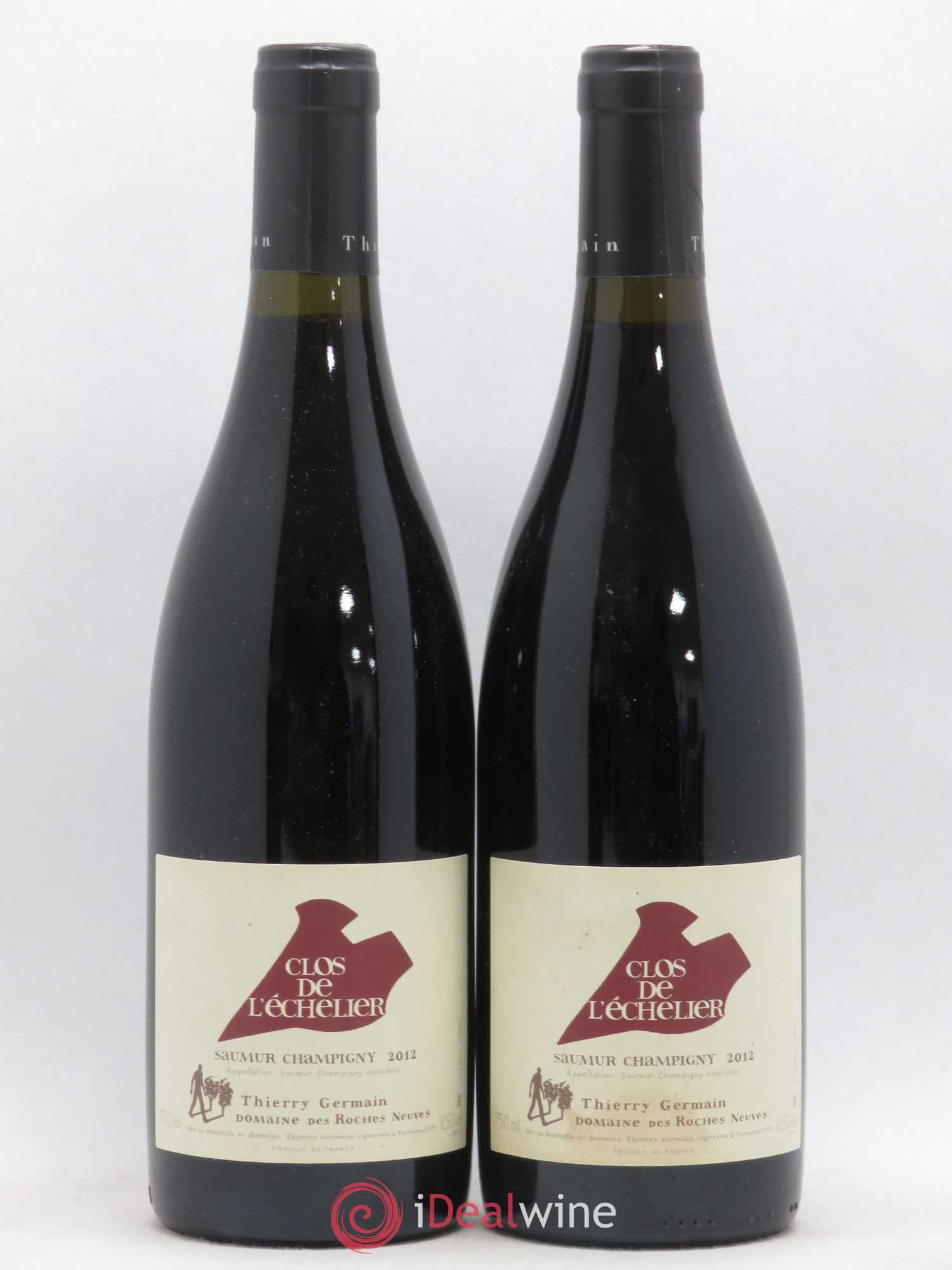 Saumur-Champigny Clos de l'Echelier Domaine des Roches Neuves - Thierry Germain 2012 - Lot de 2 bouteilles - 0