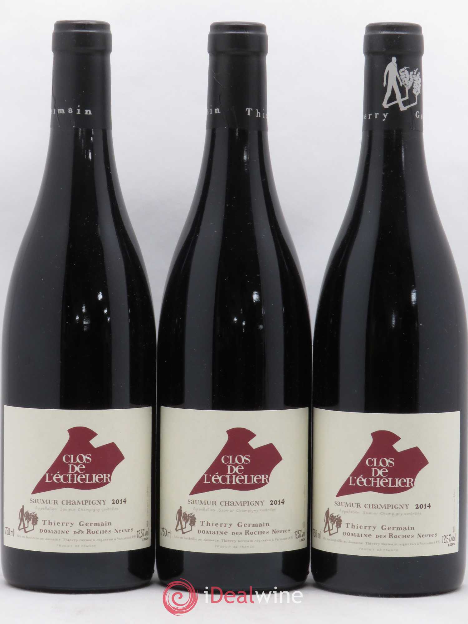 Saumur-Champigny Clos de l'Echelier Domaine des Roches Neuves - Thierry Germain 2014 - Lot de 3 bouteilles - 0
