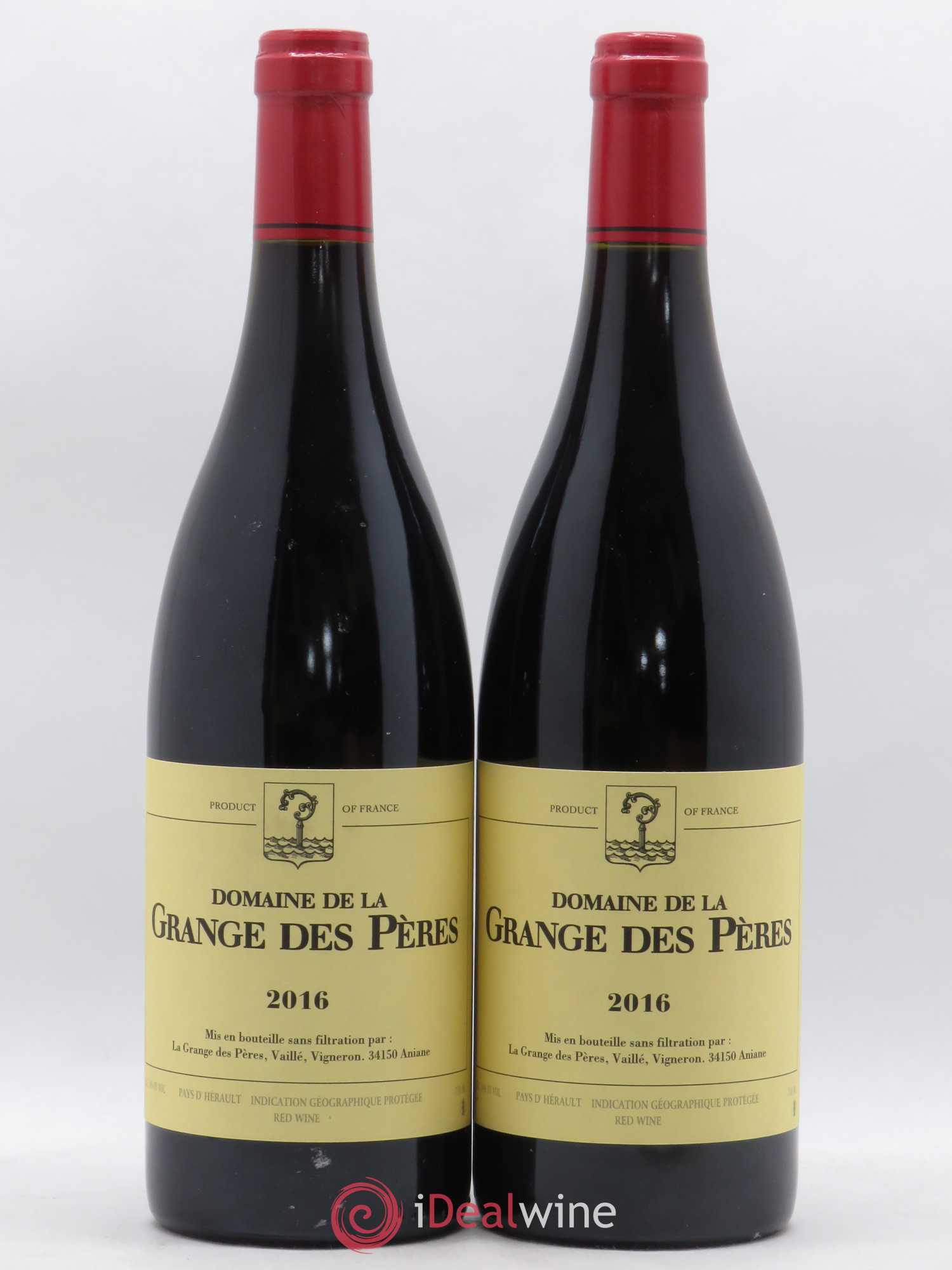 Pays d'Hérault Grange des Pères Laurent Vaillé 2016 - Lot de 2 bouteilles - 0
