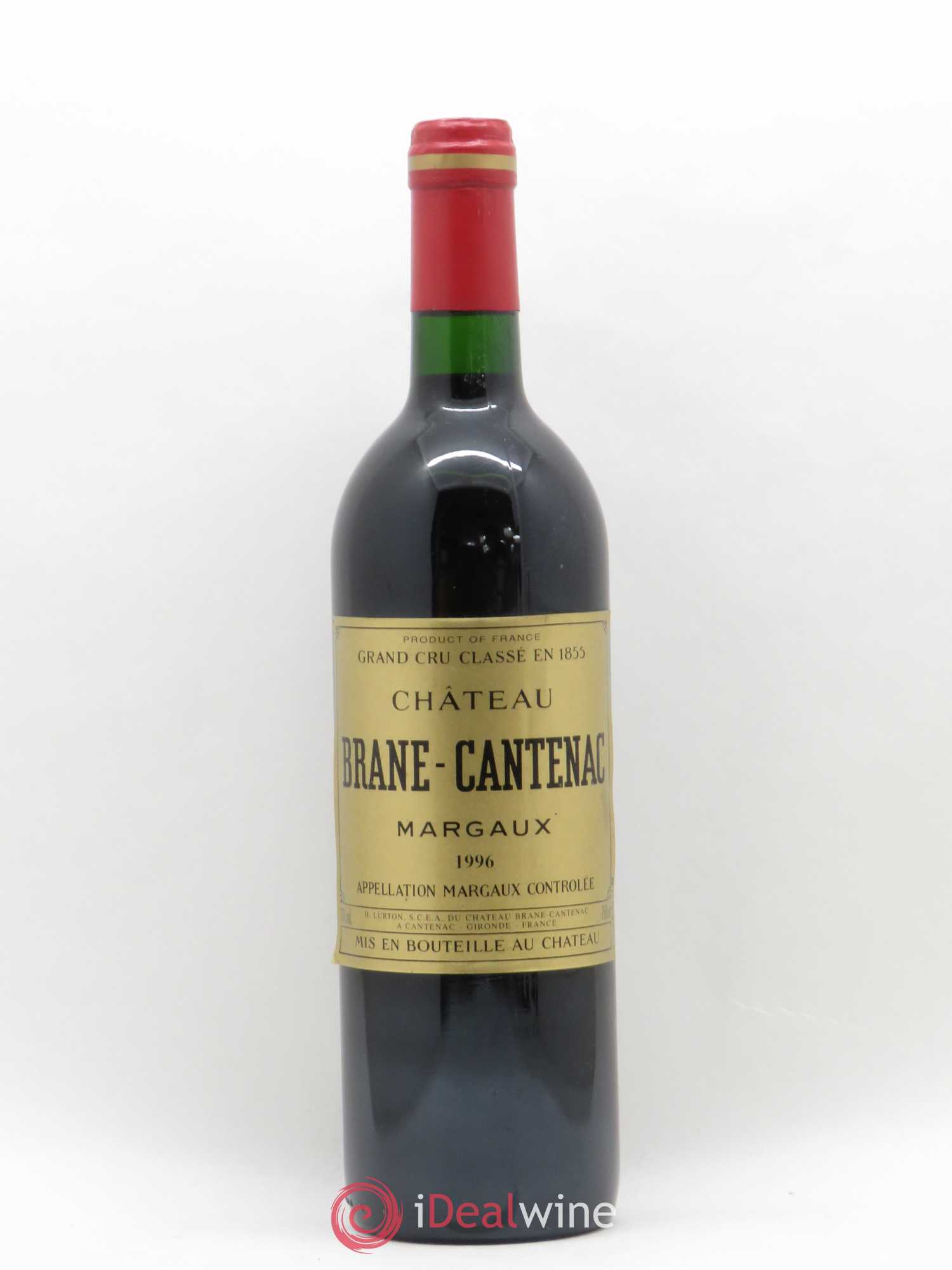 Château Brane Cantenac 2ème Grand Cru Classé 1996 - Lot de 1 bouteille - 0