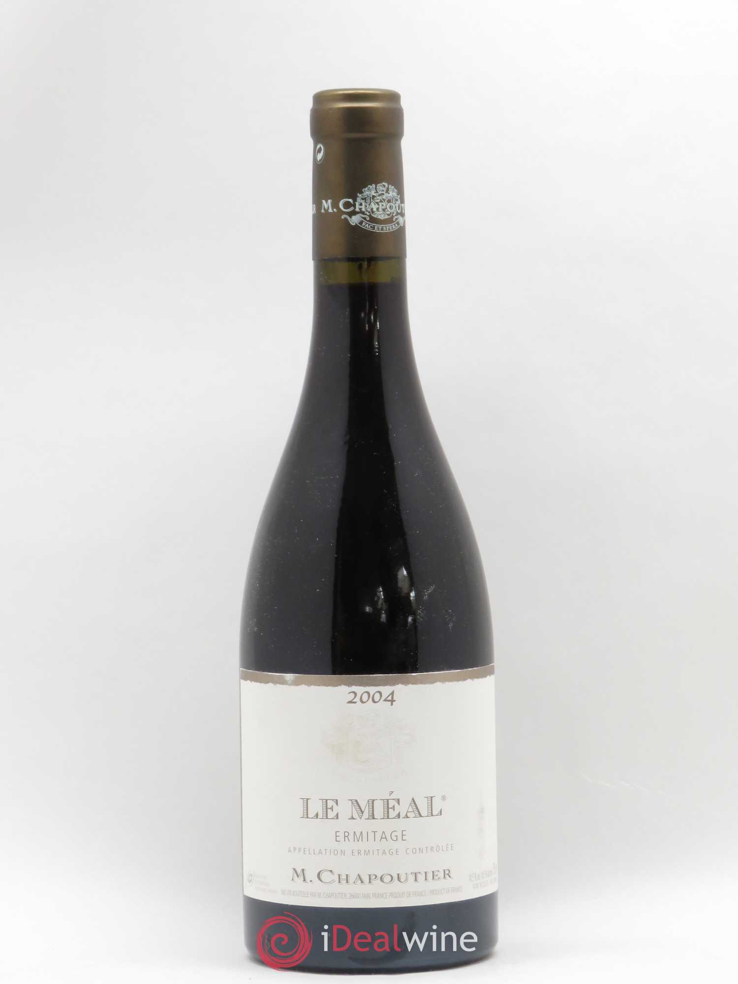 Hermitage Ermitage Le Méal Chapoutier 2004 - Lot de 1 bouteille - 0