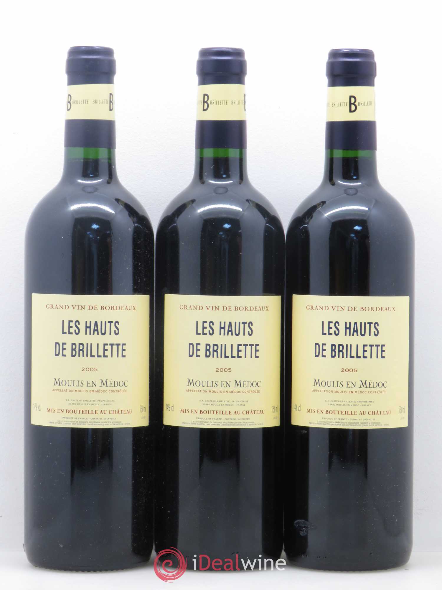 Haut Brillette 2005 - Lot de 6 bouteilles - 2