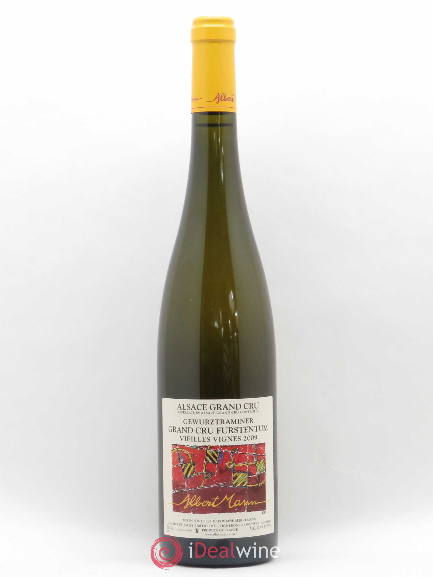 Alsace Gewurztraminer Grand Cru Furstentum Vieilles Vignes Albert Mann 2009 - Lot de 1 bouteille - 0