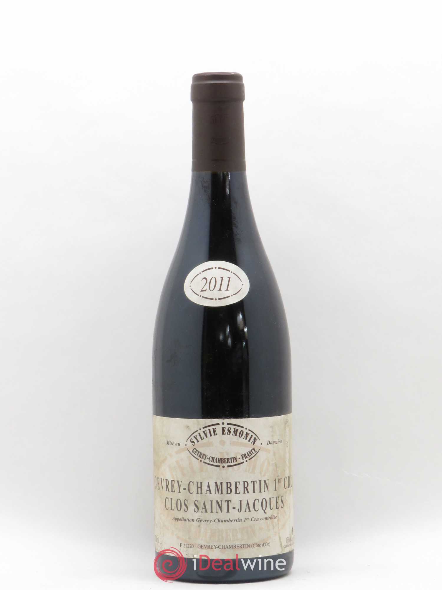 Gevrey-Chambertin 1er Cru Clos Saint Jacques Sylvie Esmonin 2011 - Lot de 1 bouteille - 0
