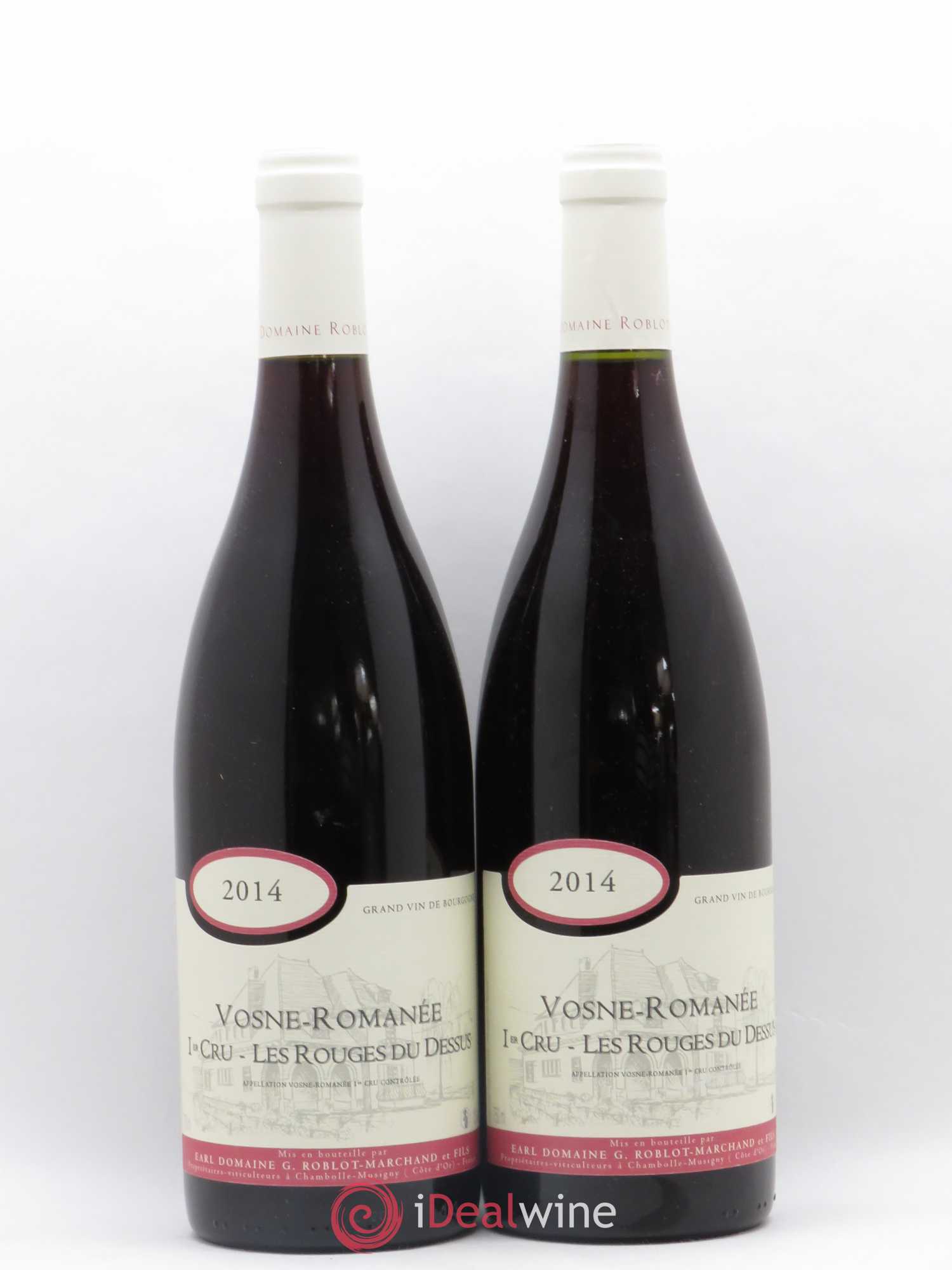 Vosne-Romanée 1er Cru Les Rouges du Dessus Roblot Marchand 2014 - Lot of 2 bottles - 0