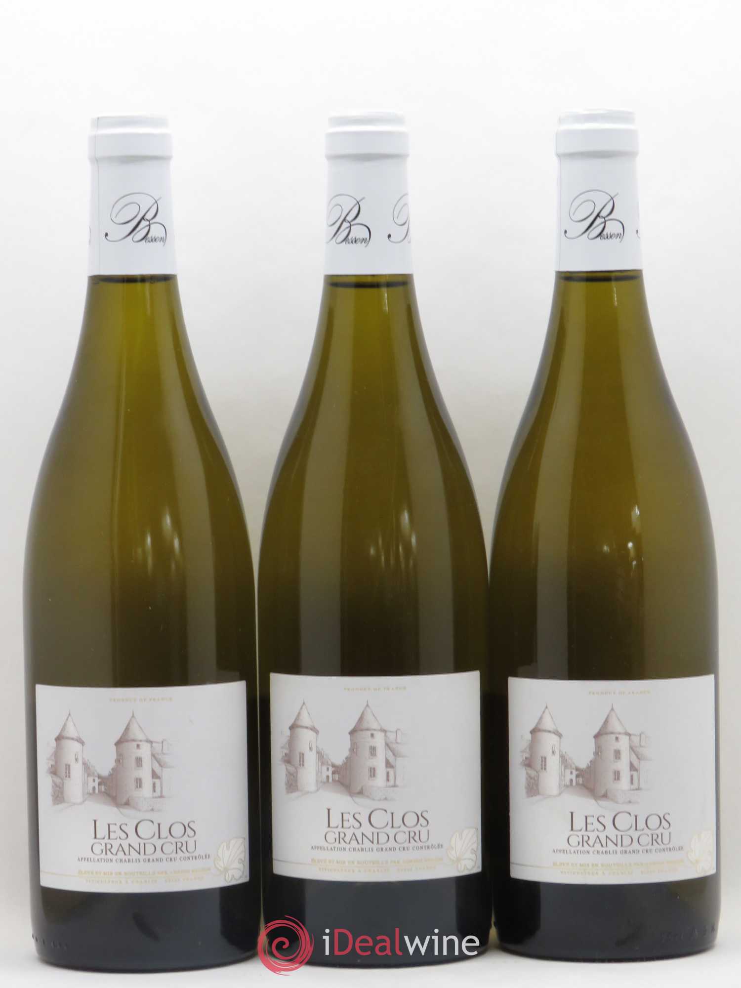 Chablis Grand Cru Les Clos Adrien Besson 2015 - Lot de 3 bouteilles - 0