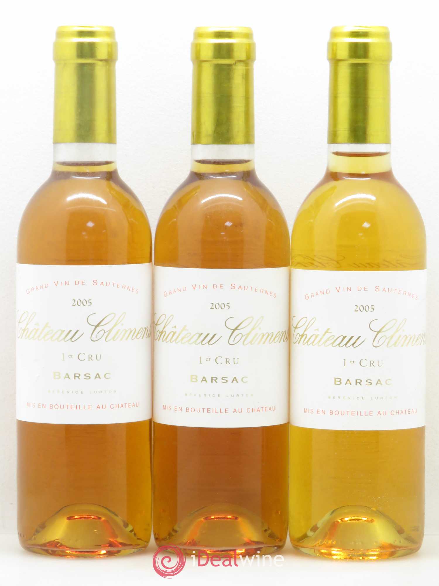 Château Climens 1er Grand Cru Classé 2005 - Posten von 6 Demi-Flaschen - 1