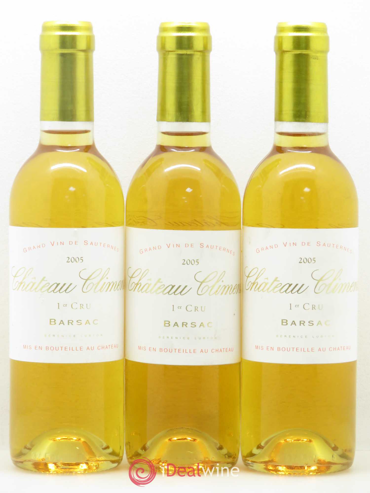 Château Climens 1er Grand Cru Classé 2005 - Posten von 6 Demi-Flaschen - 2