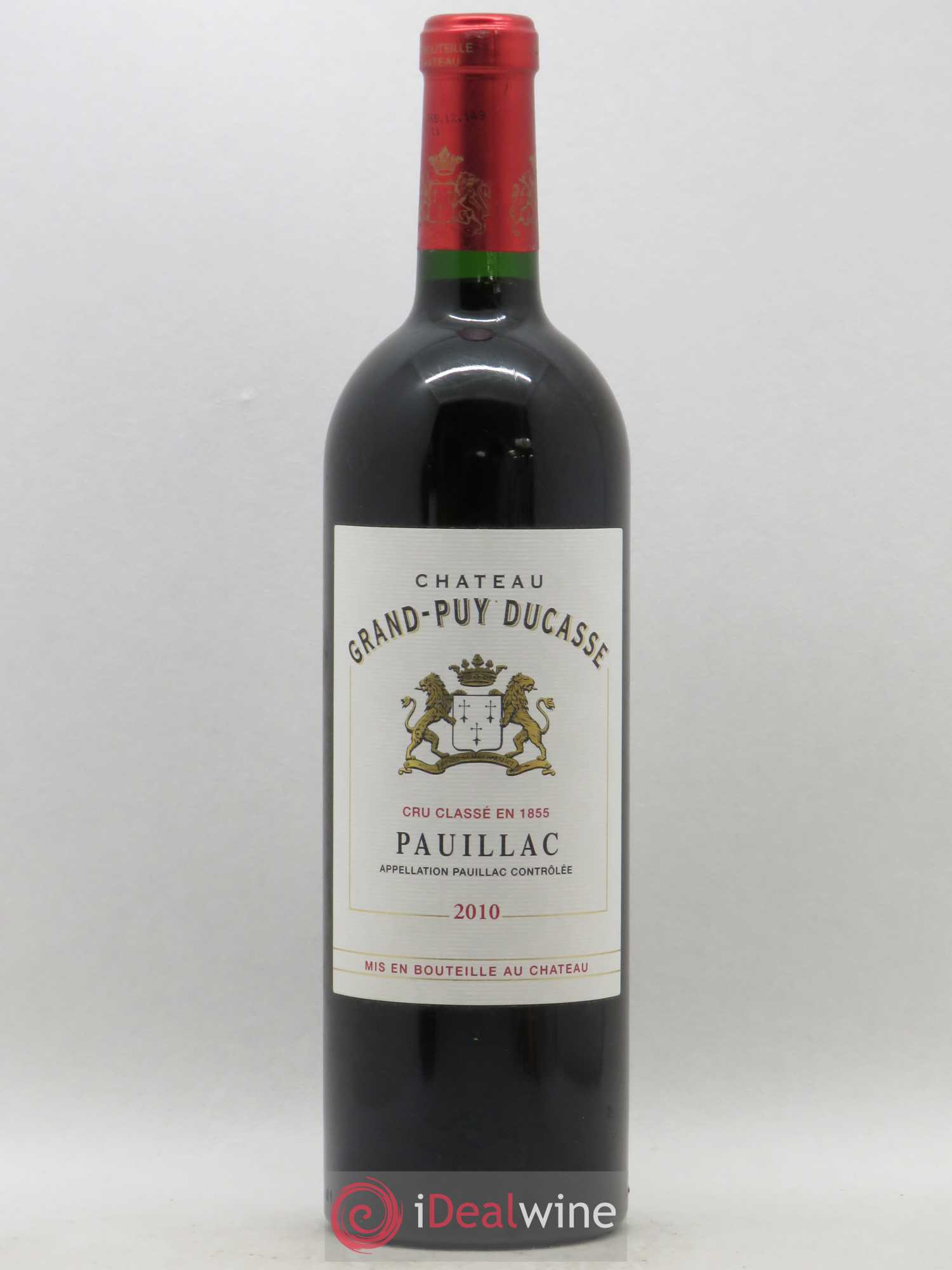 Château Grand Puy Ducasse 5ème Grand Cru Classé 2010 - Lot de 1 bouteille - 0