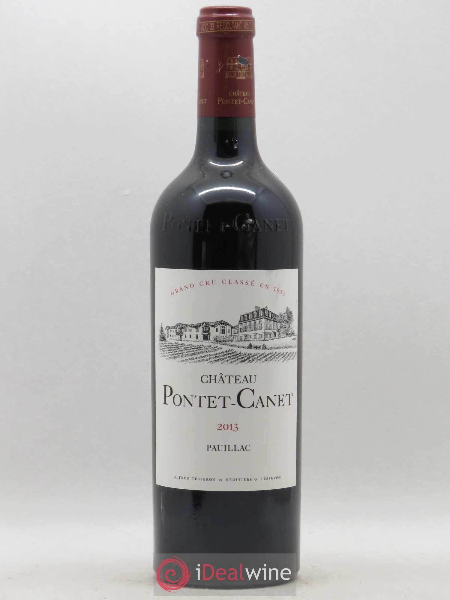 Château Pontet Canet 5ème Grand Cru Classé 2013 - Lot de 1 bouteille - 0