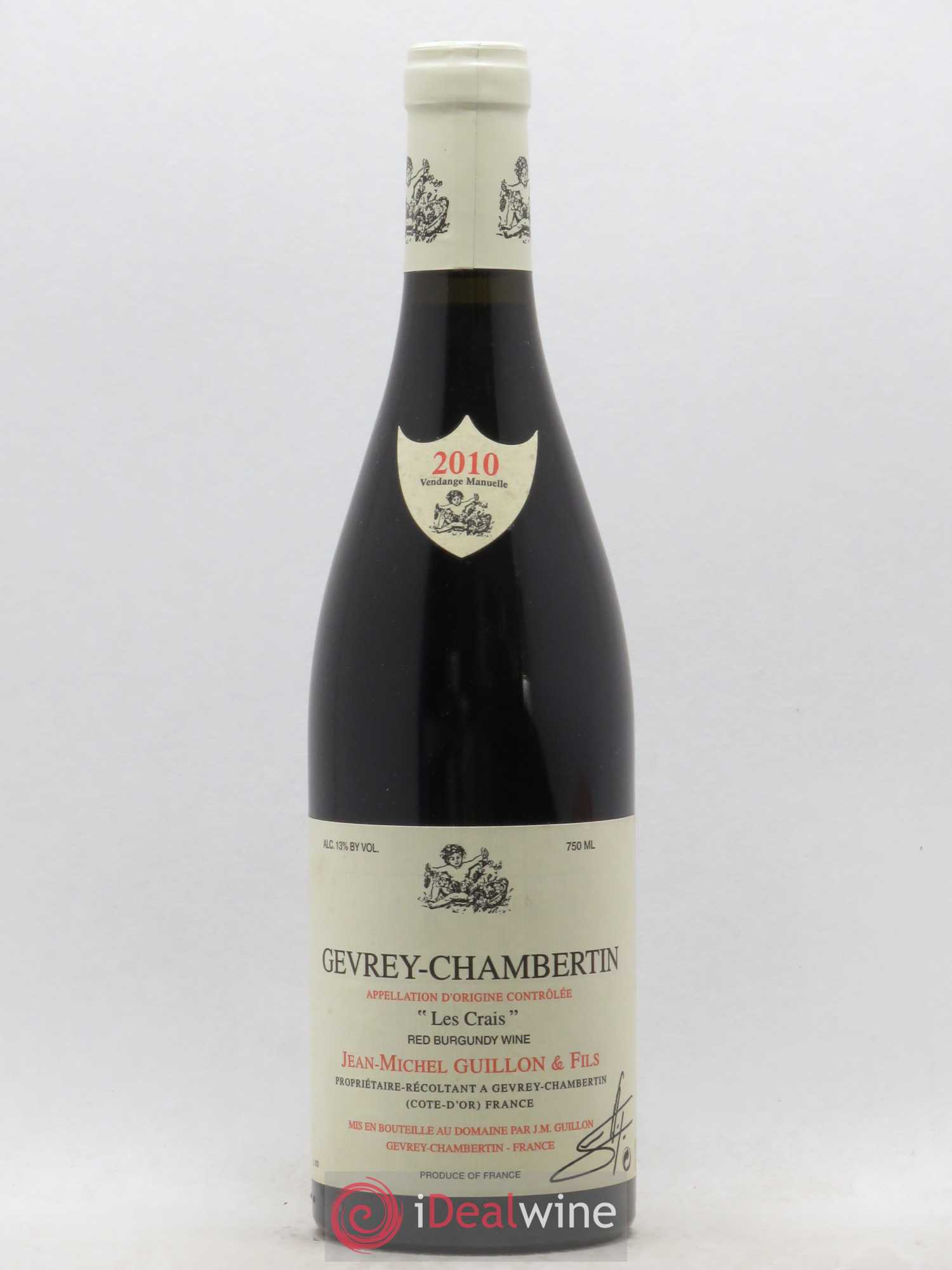 Gevrey-Chambertin Les Crais Jean Michel Guillon 2010 - Posten von 1 Flasche - 0