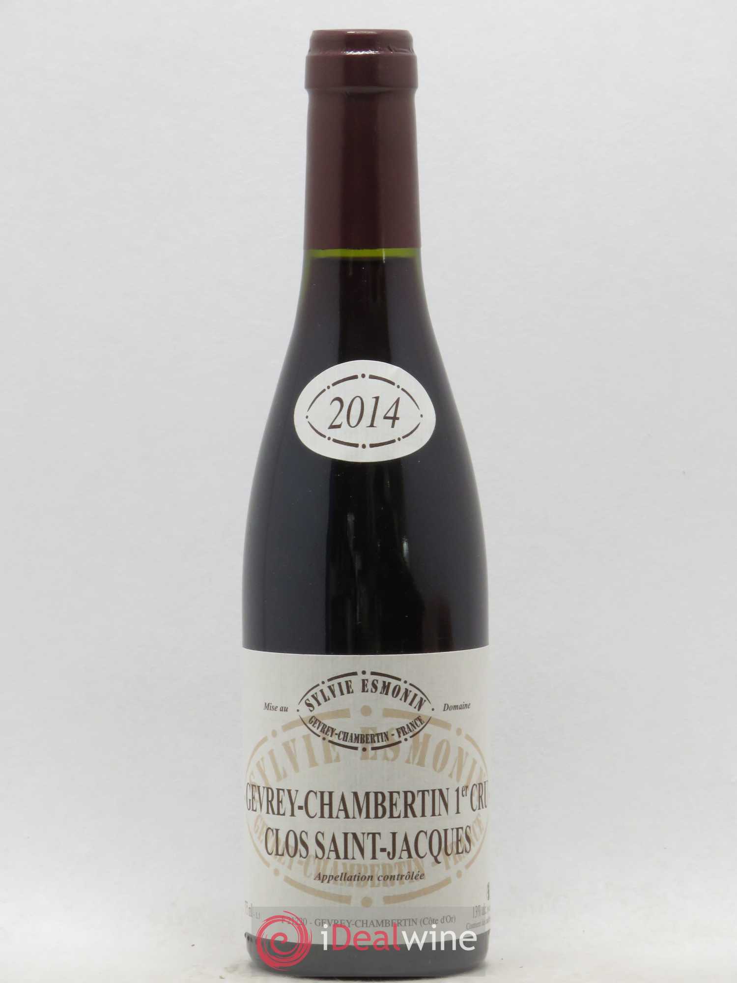Gevrey-Chambertin 1er Cru Clos Saint Jacques Sylvie Esmonin 2014 - Lot de 1 demi bouteille - 0