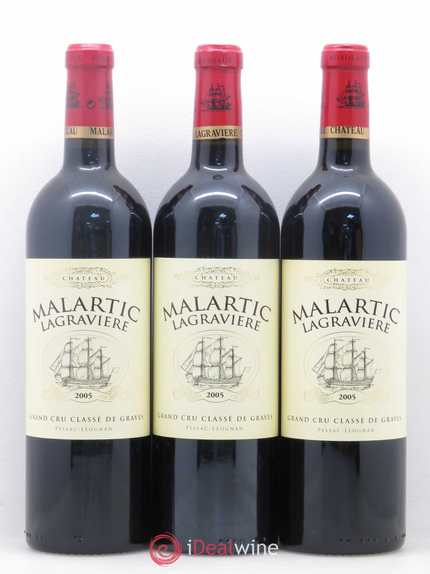 Château Malartic-Lagravière Cru Classé de Graves 2005 - Lot de 6 bouteilles - 1