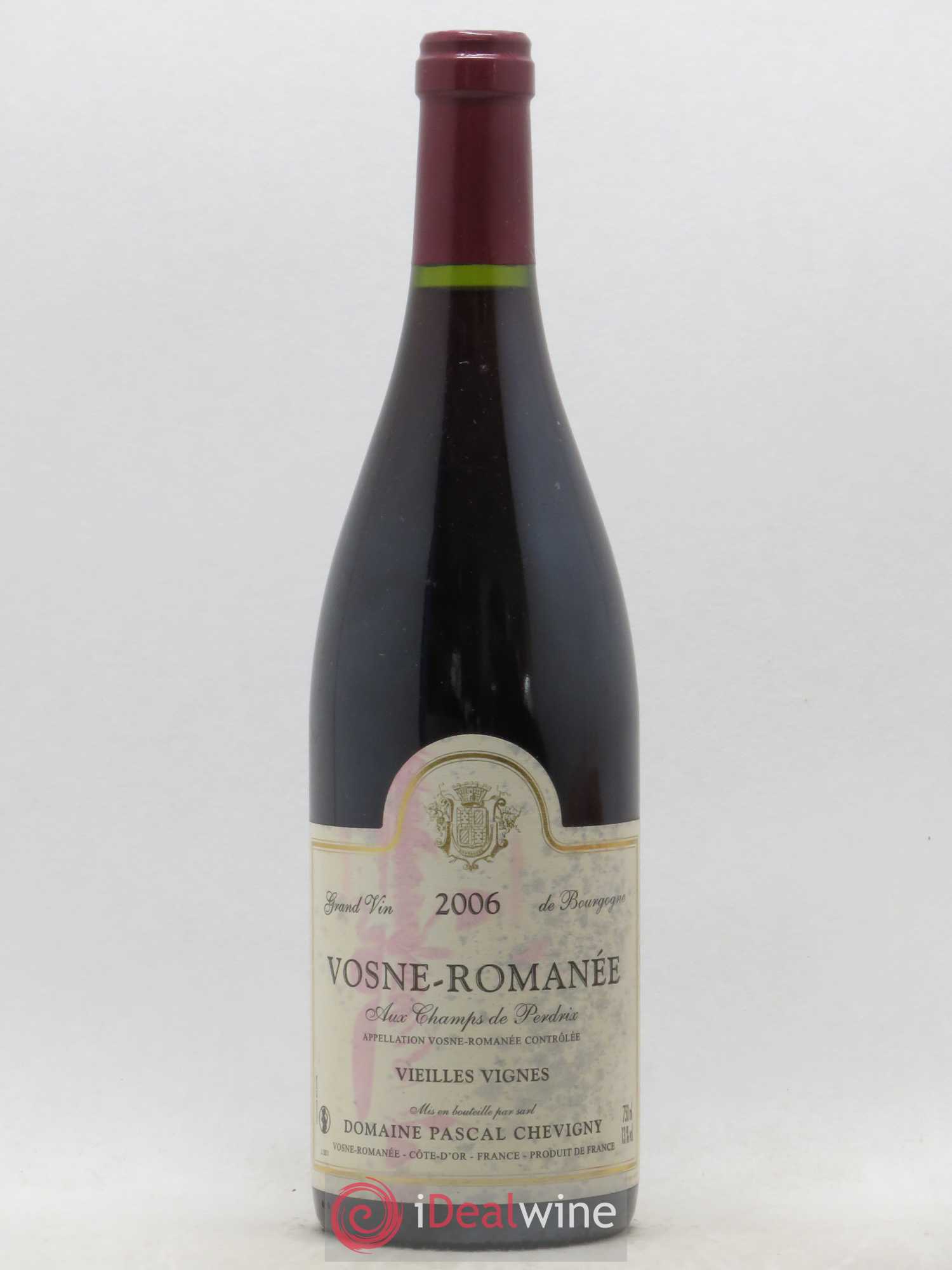 Vosne-Romanée Vieilles Vignes Aux Champs de Perdrix Pascal Chevigny 2006 - Posten von 1 Flasche - 0