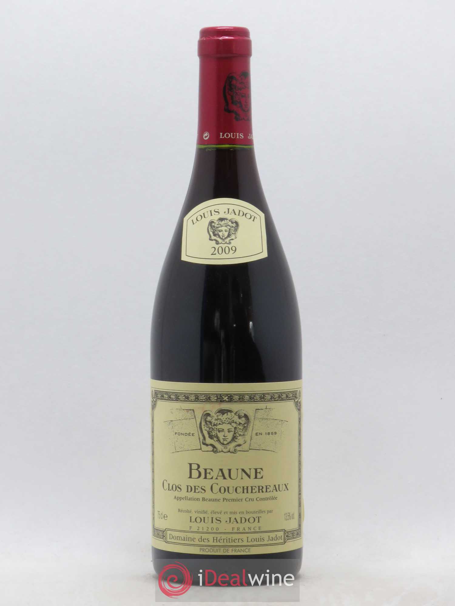 Beaune 1er Cru Clos des Couchereaux Héritiers Louis Jadot (Domaine des) - Louis Jadot 2009 - Lot de 1 bouteille - 0