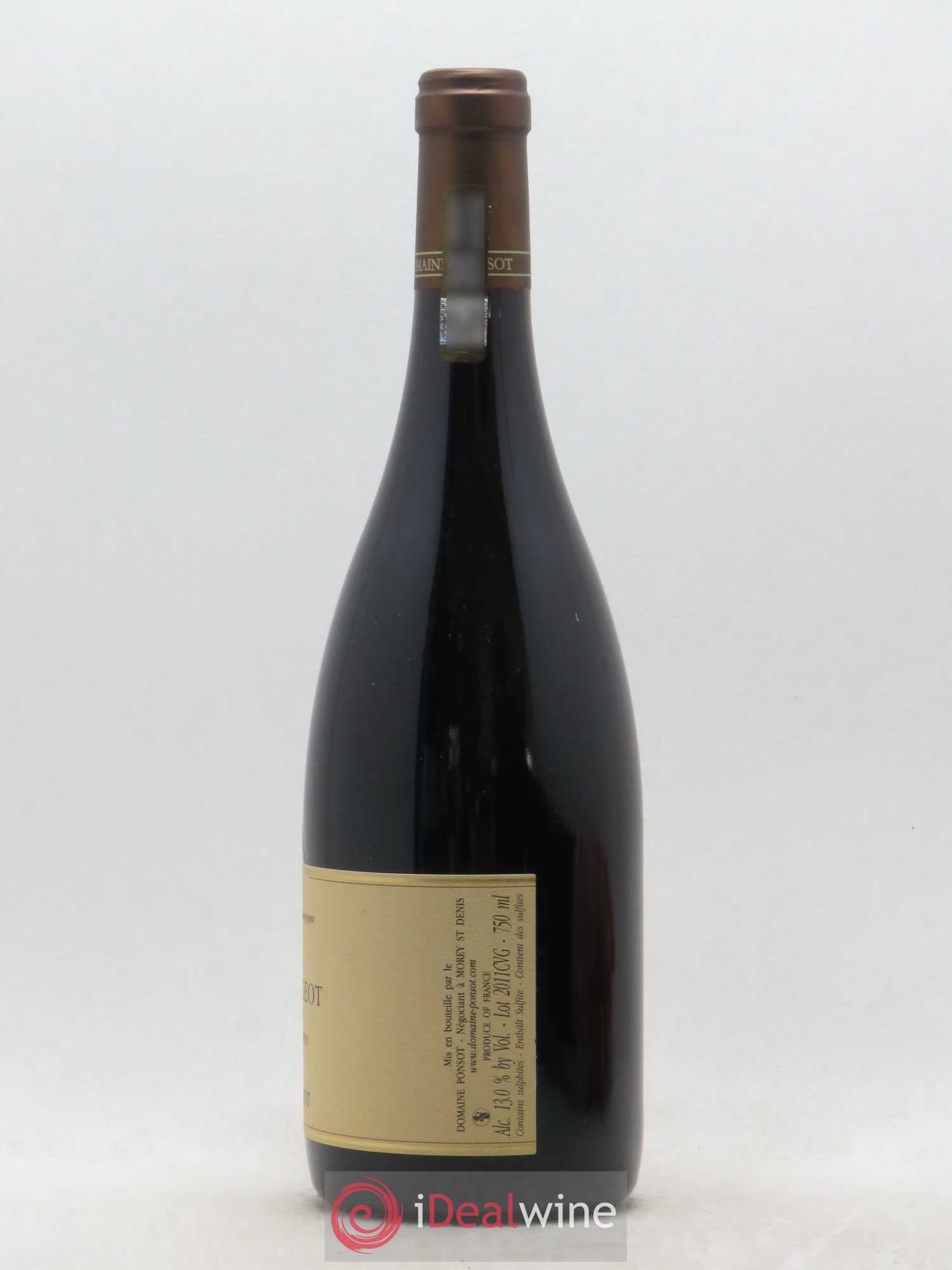 Clos de Vougeot Grand Cru Vieilles Vignes Ponsot (Domaine) 2011 - Lot de 1 bouteille - 2