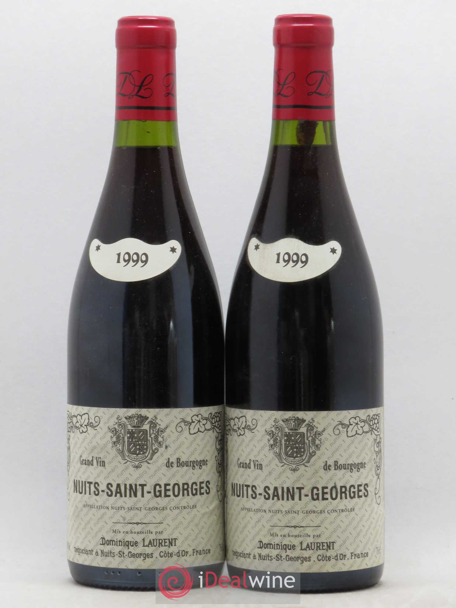 Nuits-Saint-Georges Dominique Laurent Numéro Un 1999 - Lot de 2 bouteilles - 0