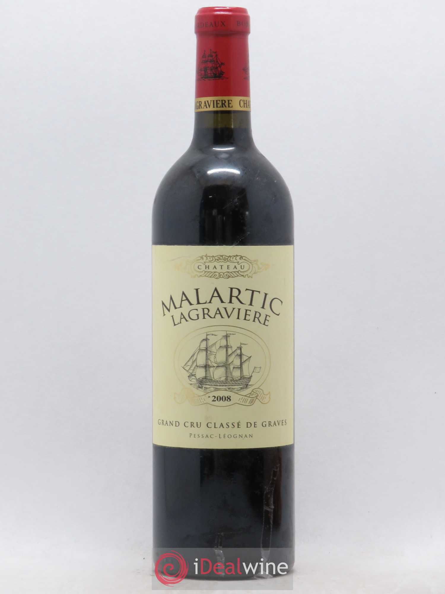 Château Malartic-Lagravière Cru Classé de Graves 2008 - Lot de 1 bouteille - 0