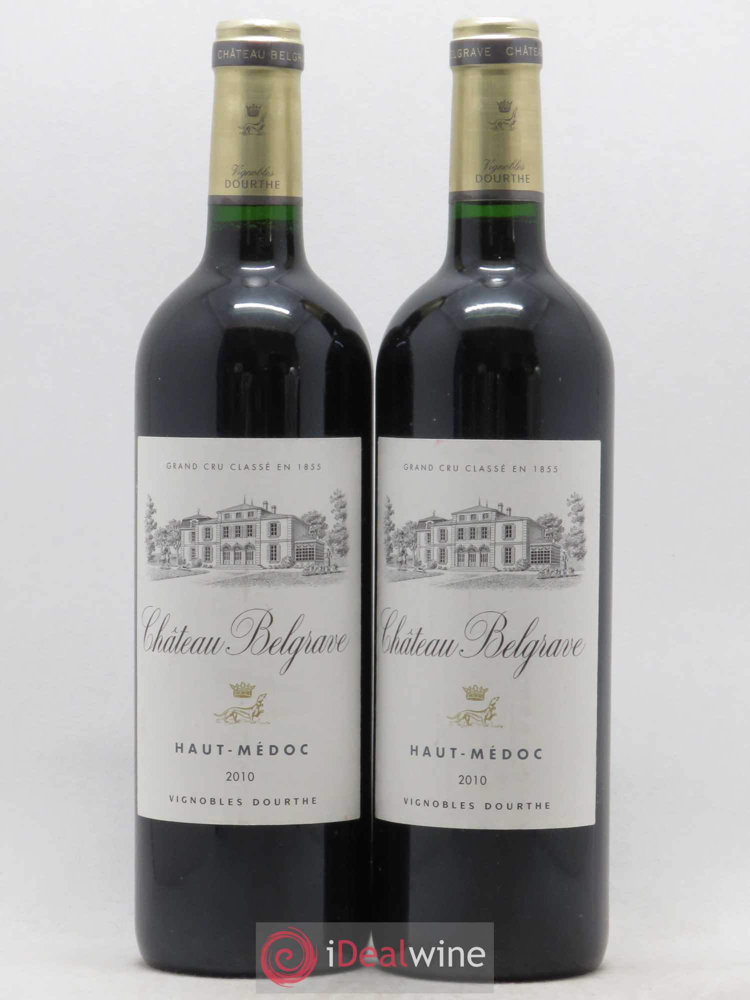Château Belgrave 5ème Grand Cru Classé 2010 - Lot de 2 bouteilles - 0