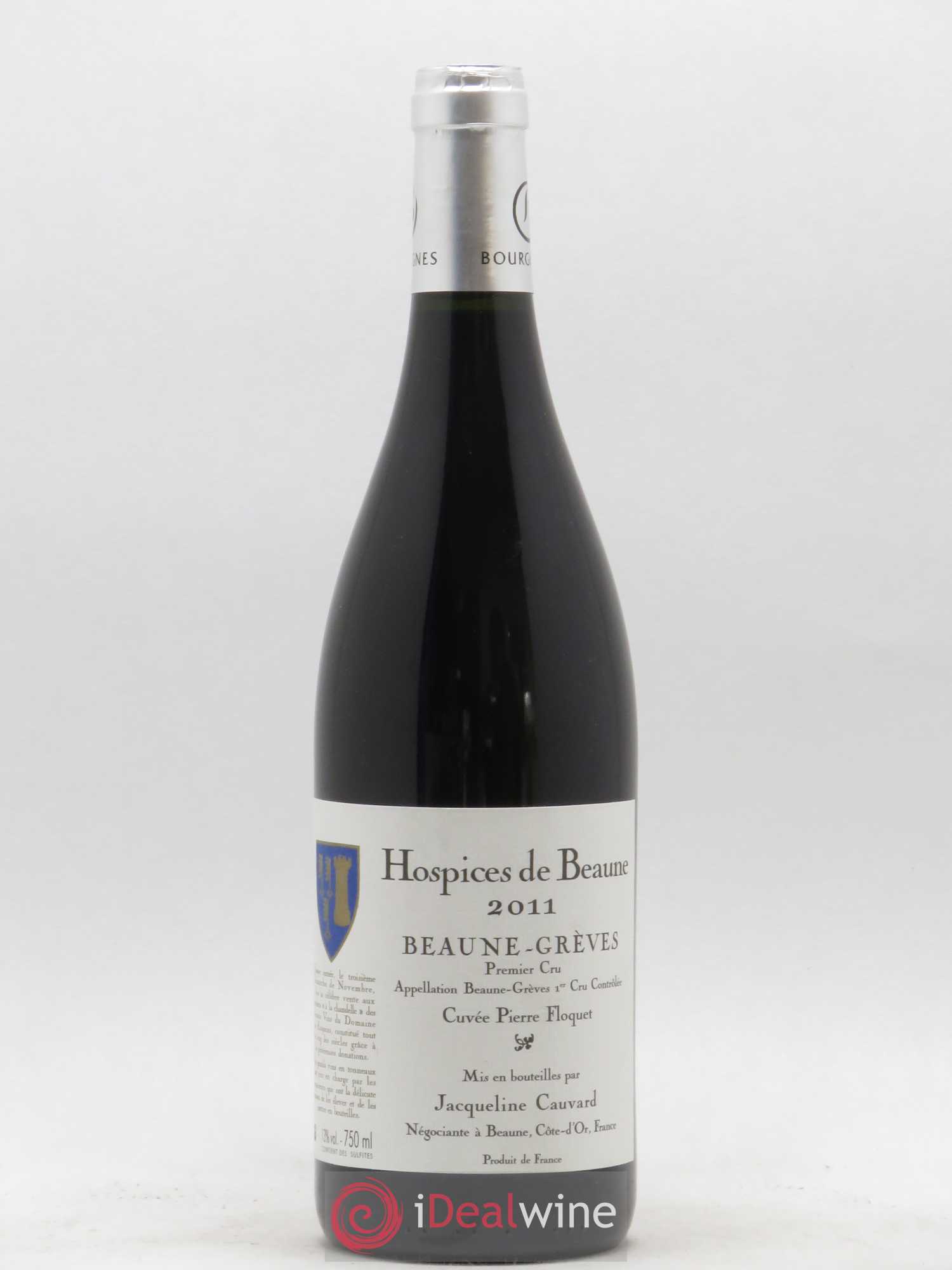 Beaune 1er Cru Grèves Cuvée Pierre Floquet Hospices de Beuane Jacqueline Cauvard 2011 - Posten von 1 Flasche - 0