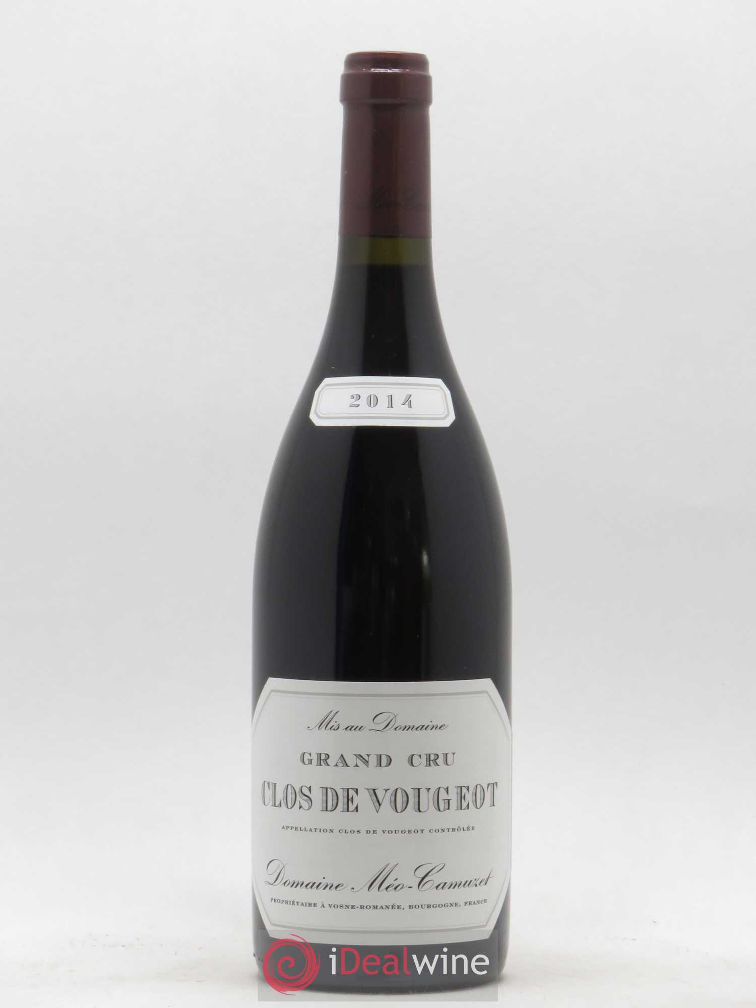 Clos de Vougeot Grand Cru Méo-Camuzet (Domaine) 2014 - Lot de 1 bouteille - 0