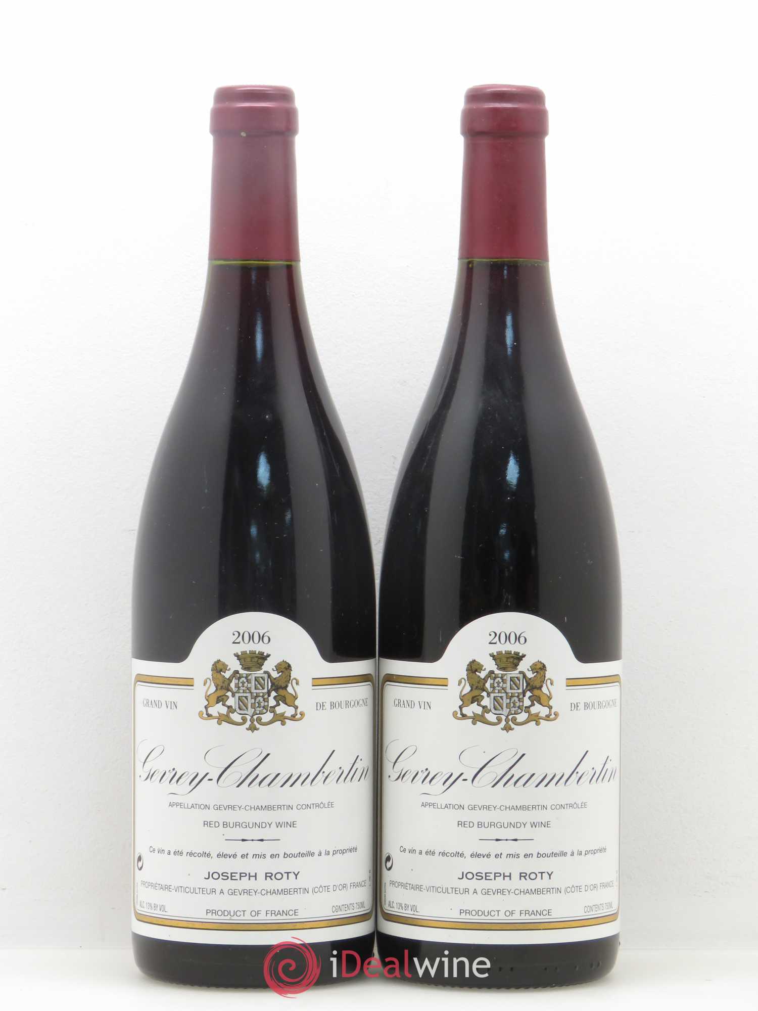 Gevrey-Chambertin Roty 2006 - Lot de 2 bouteilles - 0