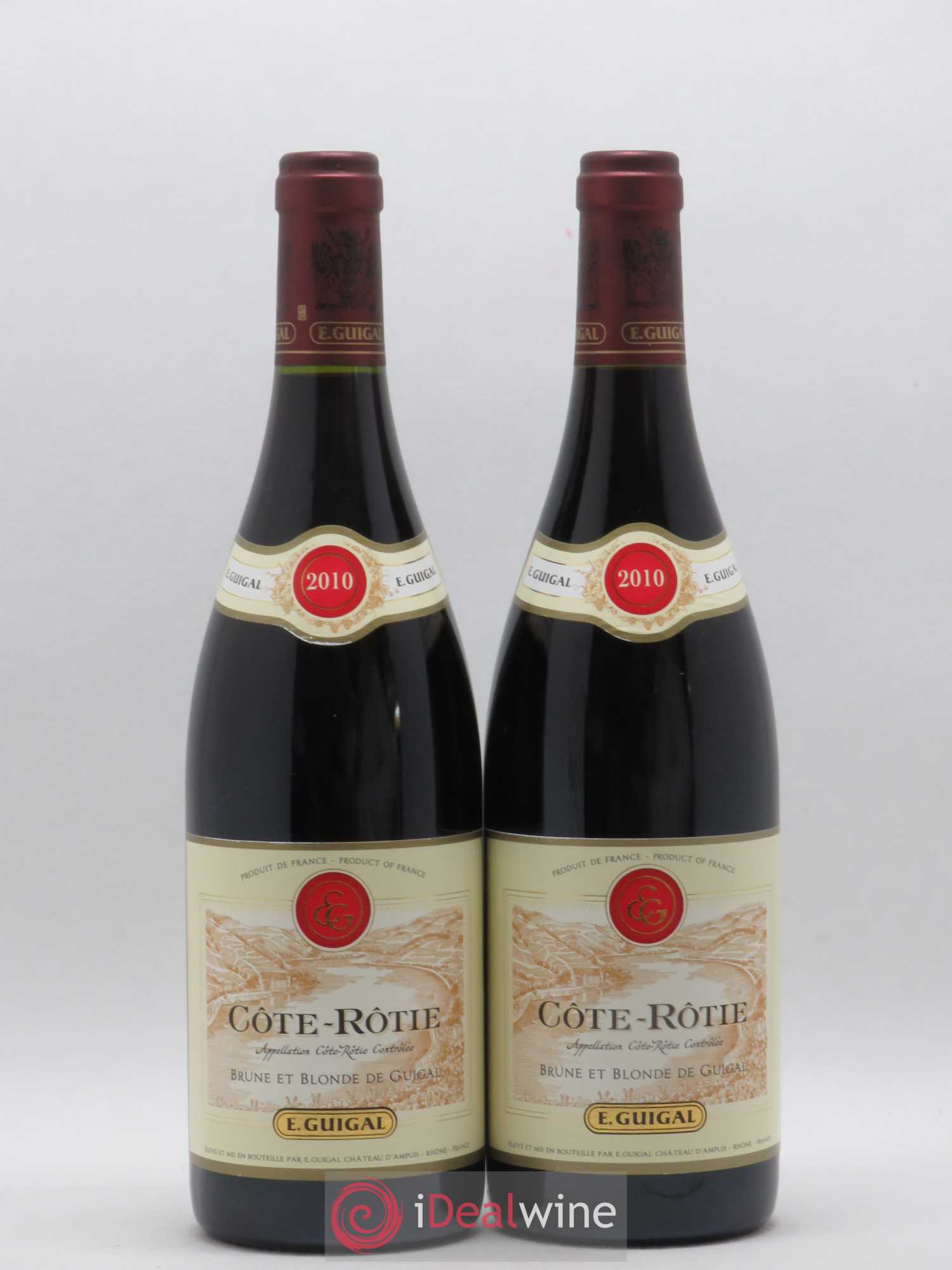Côte-Rôtie Côtes Brune et Blonde Guigal 2010 - Lot de 2 bouteilles - 0