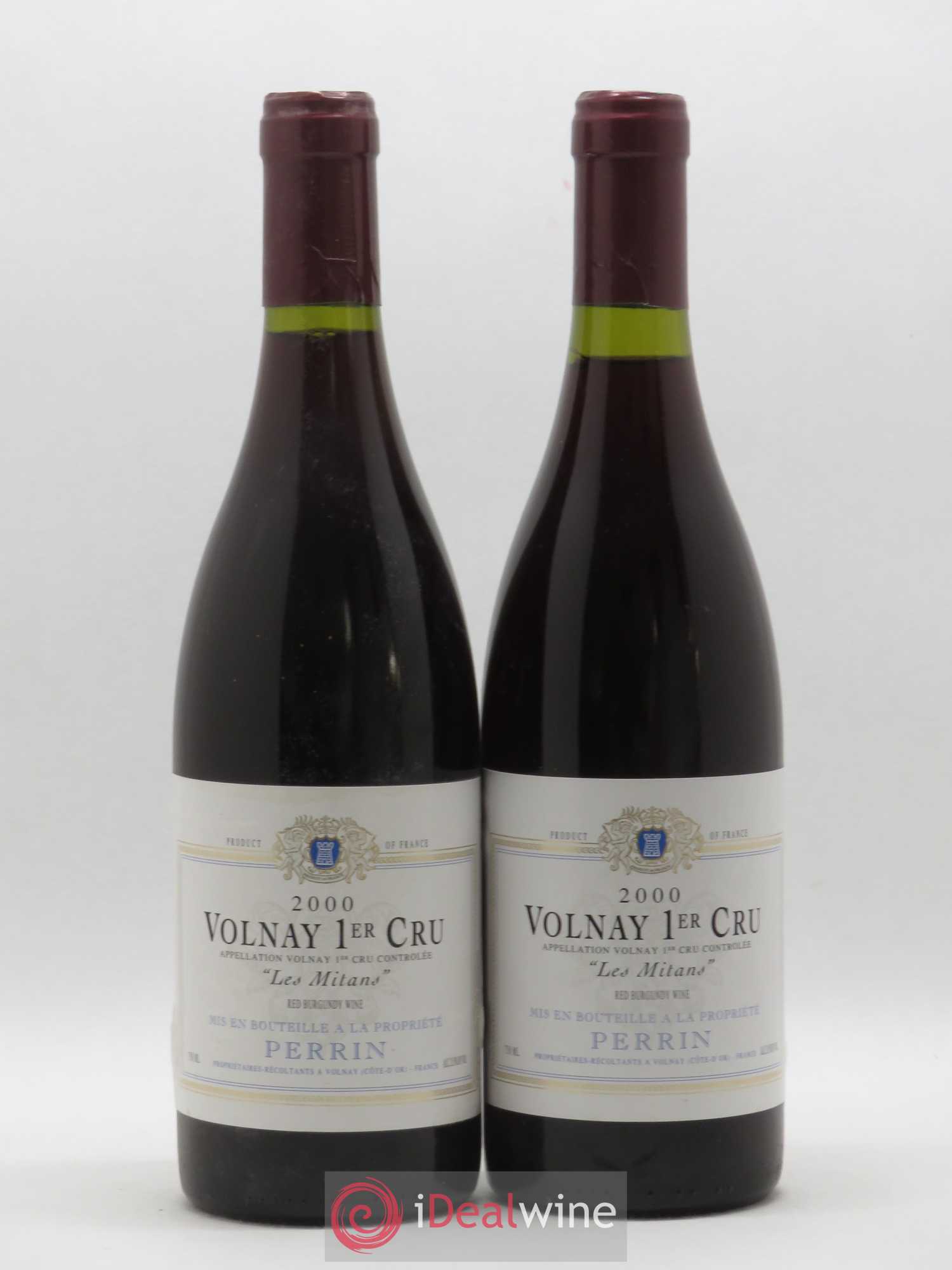 Volnay 1er Cru Les Mitans Perrin 2000 - Posten von 2 Flaschen - 0