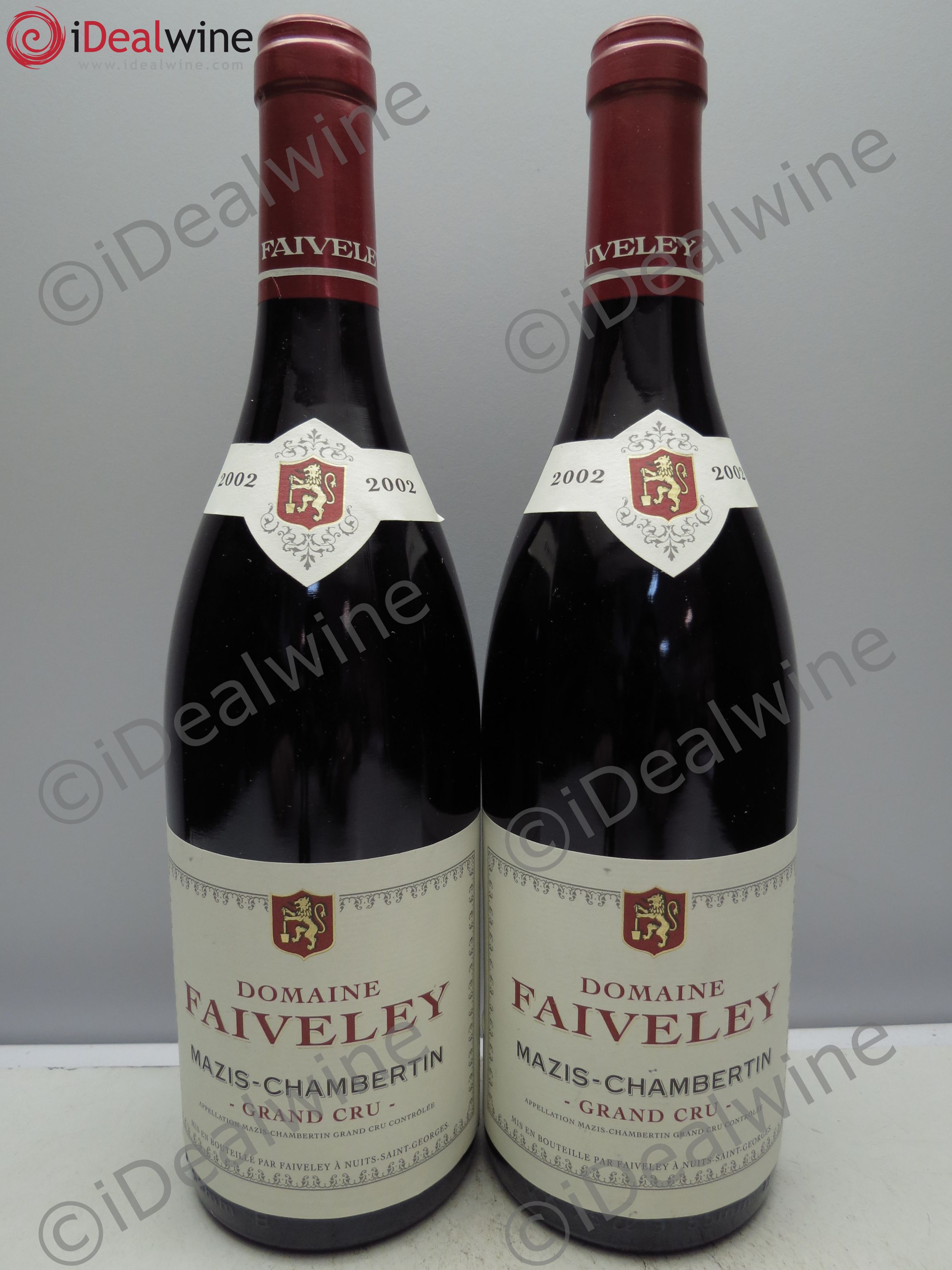 Mazis-Chambertin Grand Cru Faiveley 2002 - Lot de 2 bouteilles - 0