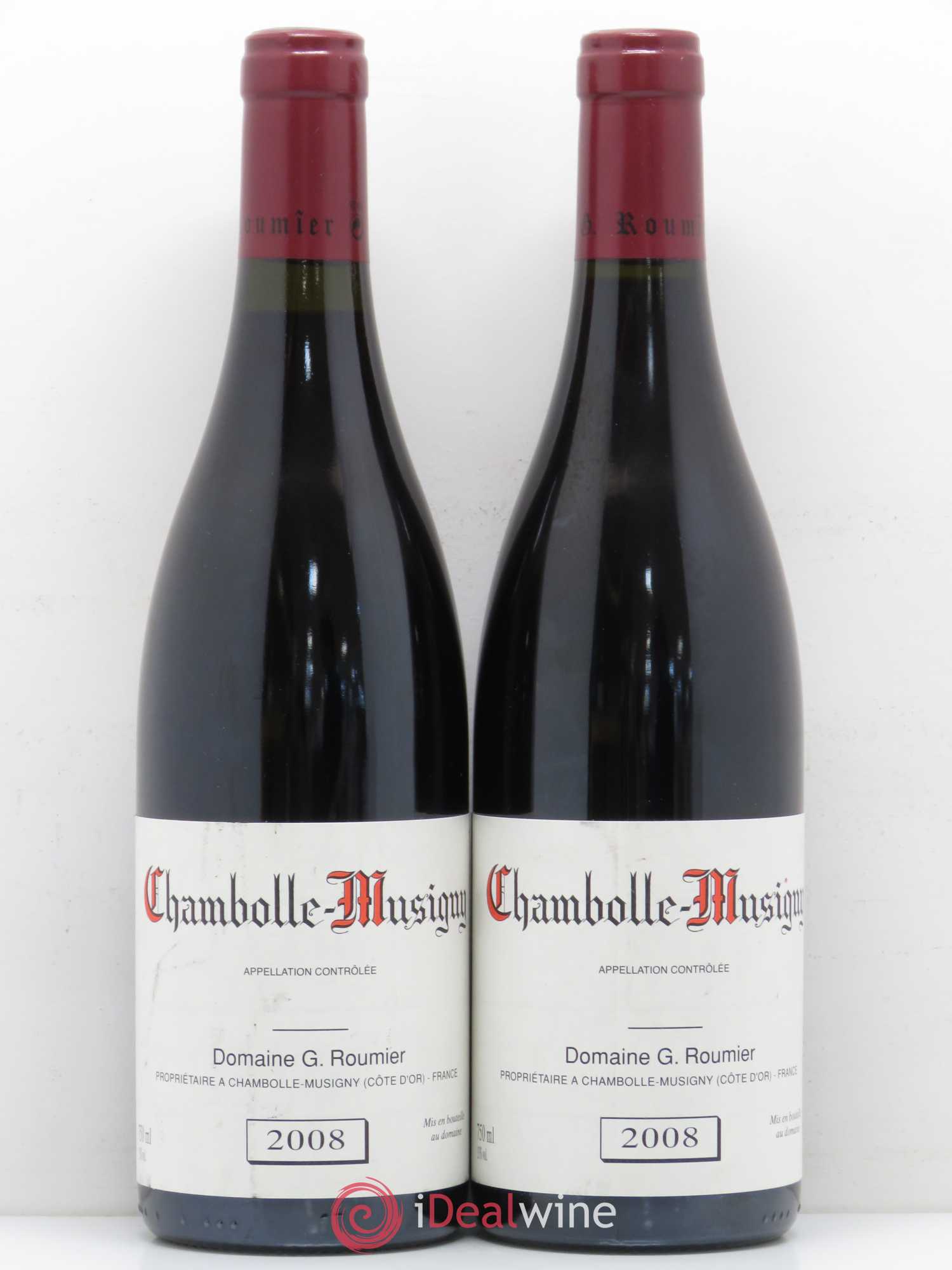 Chambolle-Musigny Georges Roumier (Domaine) 2008 - Lot de 2 bouteilles - 0
