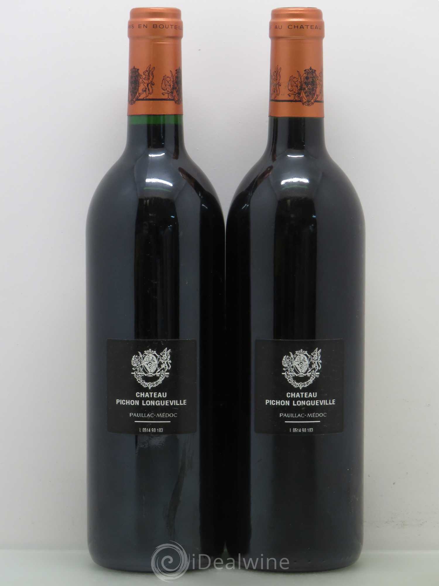 Pichon Longueville Baron 2ème Grand Cru Classé 1990 - Lot de 2 bouteilles - 1
