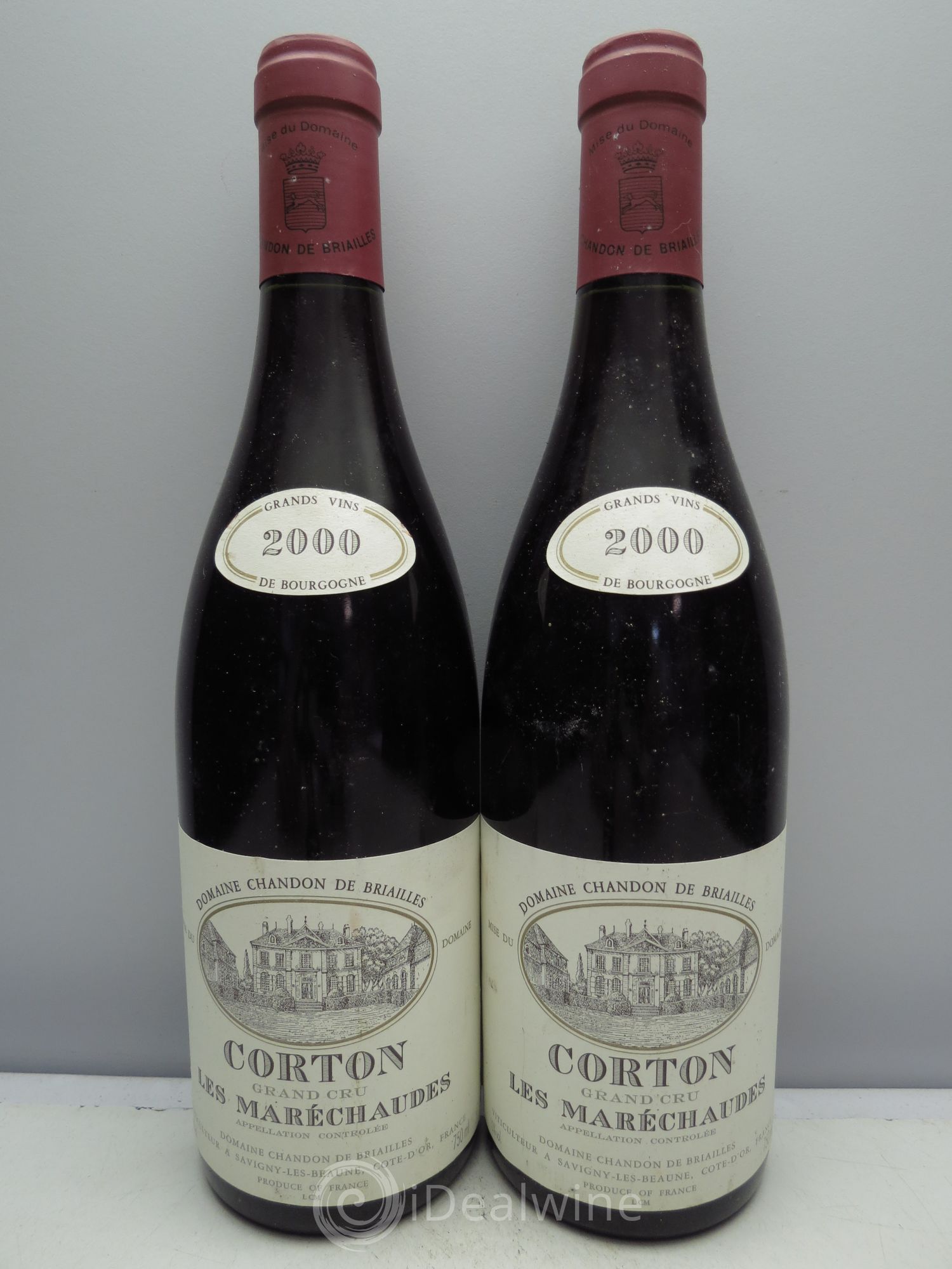 Corton Grand Cru Marechaudes - Domaine Chandon de Brailles 2000 - Posten von 2 Flaschen - 0