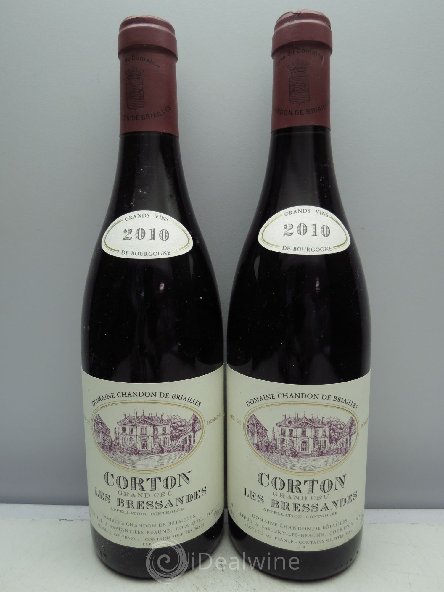 Corton Grand Cru Les Bressandes - Domaine Chandon de Brailles 2010 - Posten von 2 Flaschen - 0