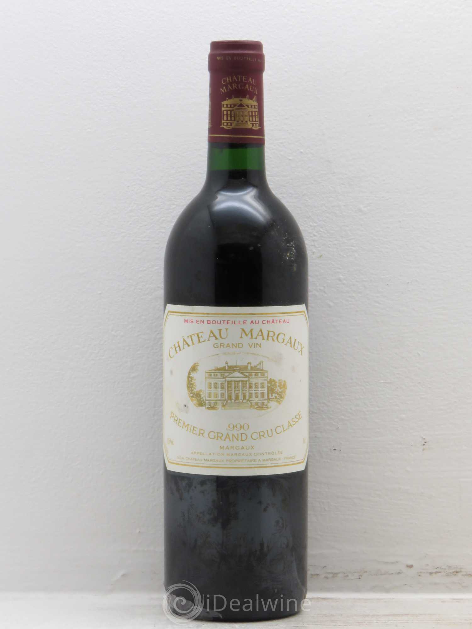 Château Margaux 1er Grand Cru Classé 1990 - Lot de 1 bouteille - 0