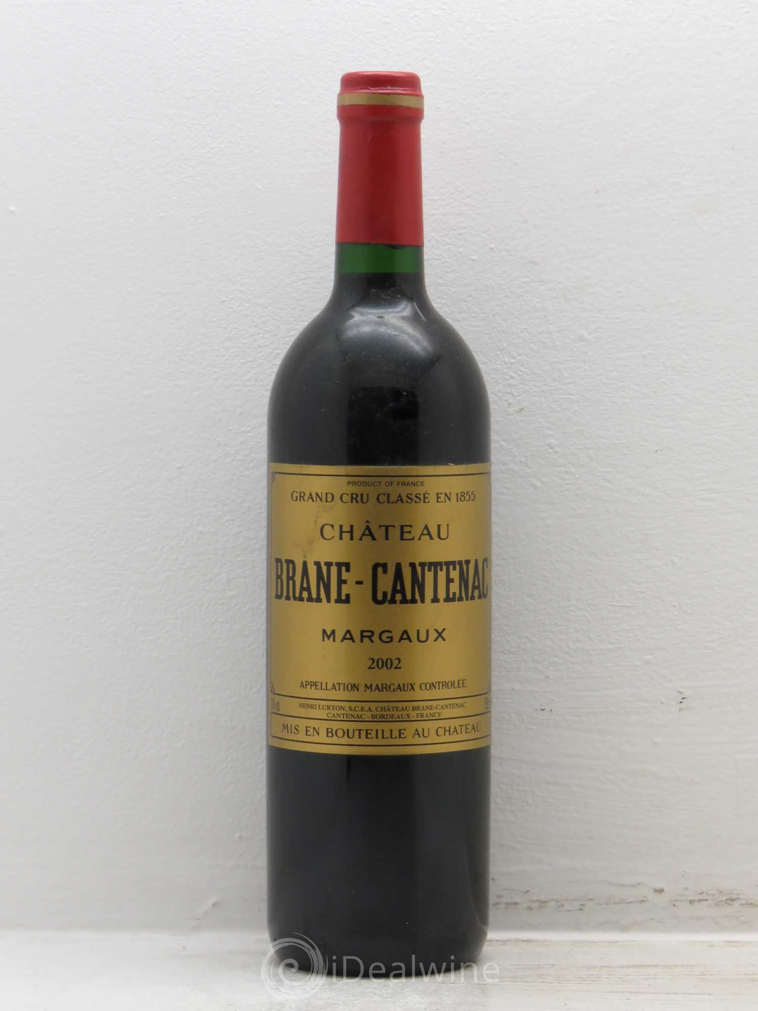 Château Brane Cantenac 2ème Grand Cru Classé 2002 - Lot de 1 bouteille - 0