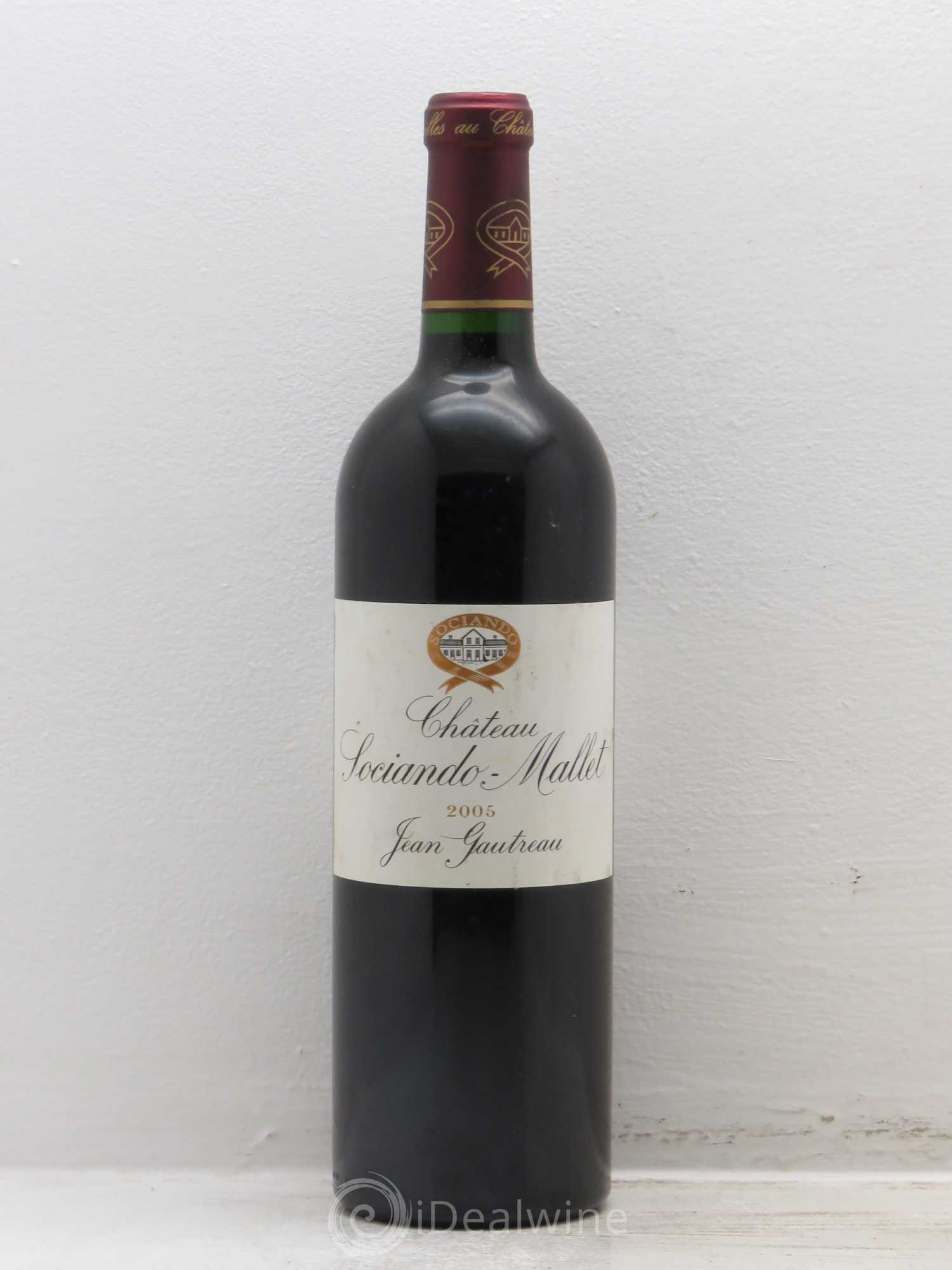 Château Sociando Mallet 2005 - Lot de 1 bouteille - 0