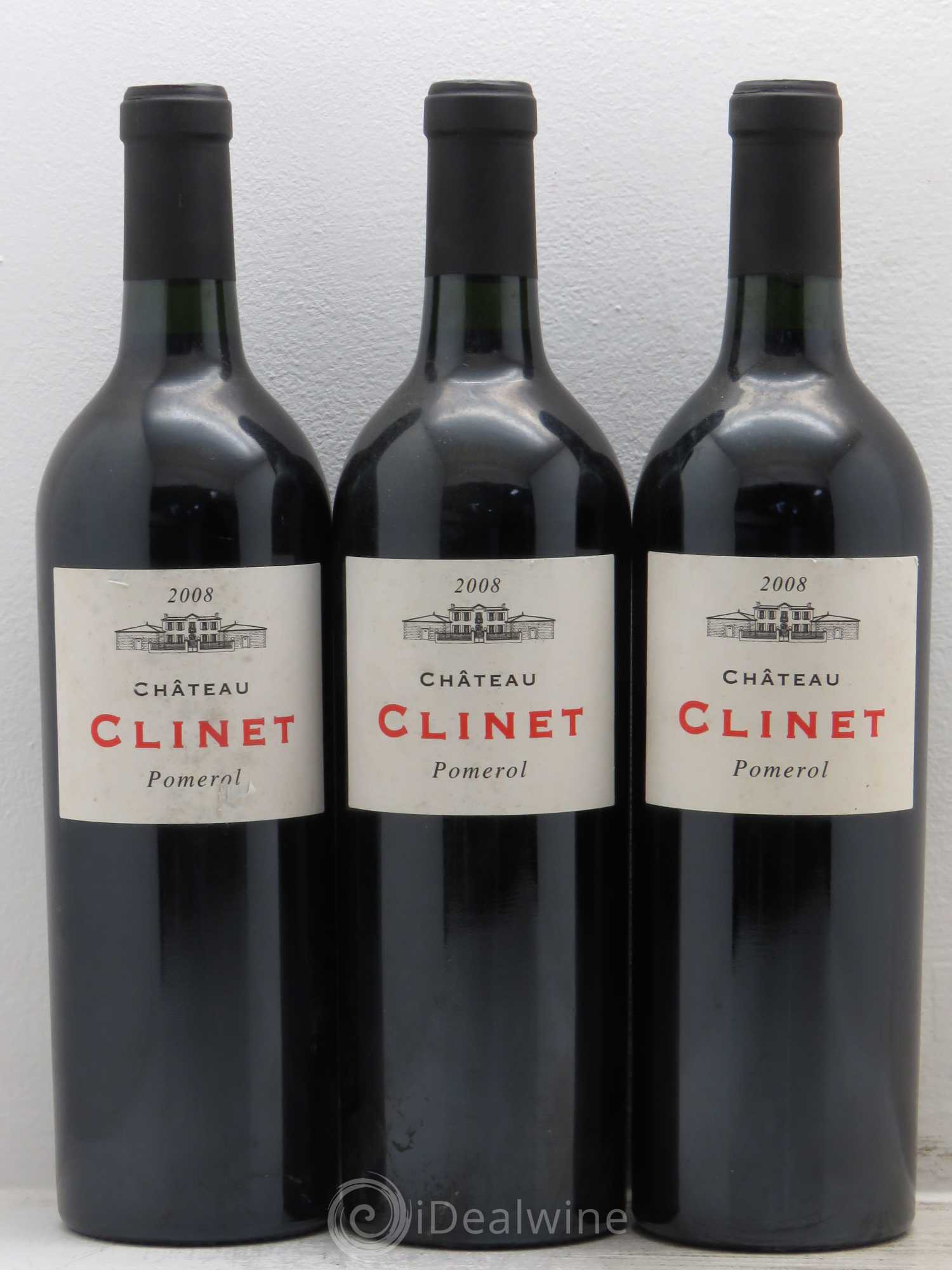 Château Clinet 2008 - Posten von 3 Flaschen - 0