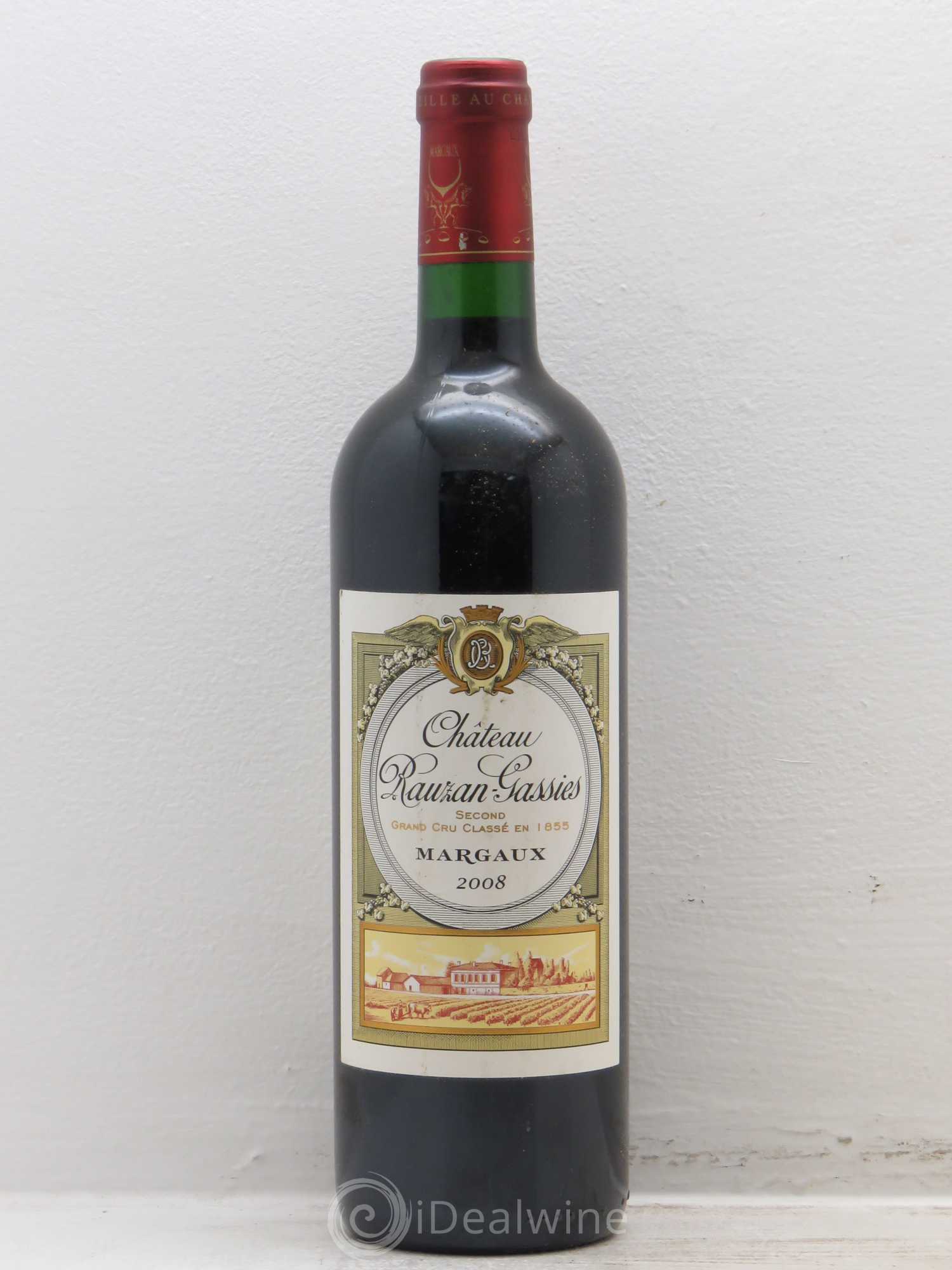 Château Rauzan-Gassies 2ème Grand Cru Classé 2008 - Lot de 6 bouteilles - 0