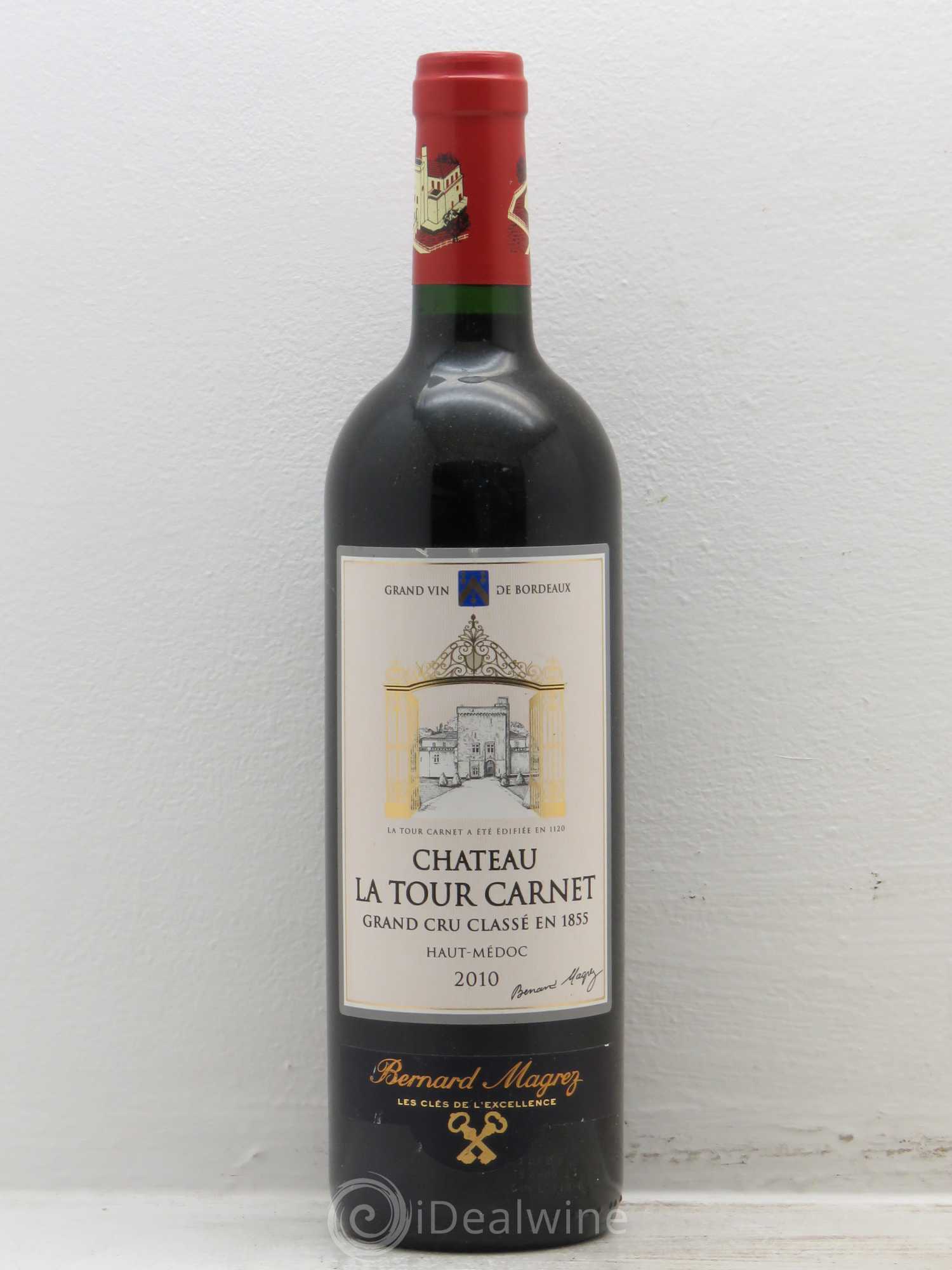 Château la Tour Carnet 4ème Grand Cru Classé 2010 - Lot de 6 bouteilles - 0