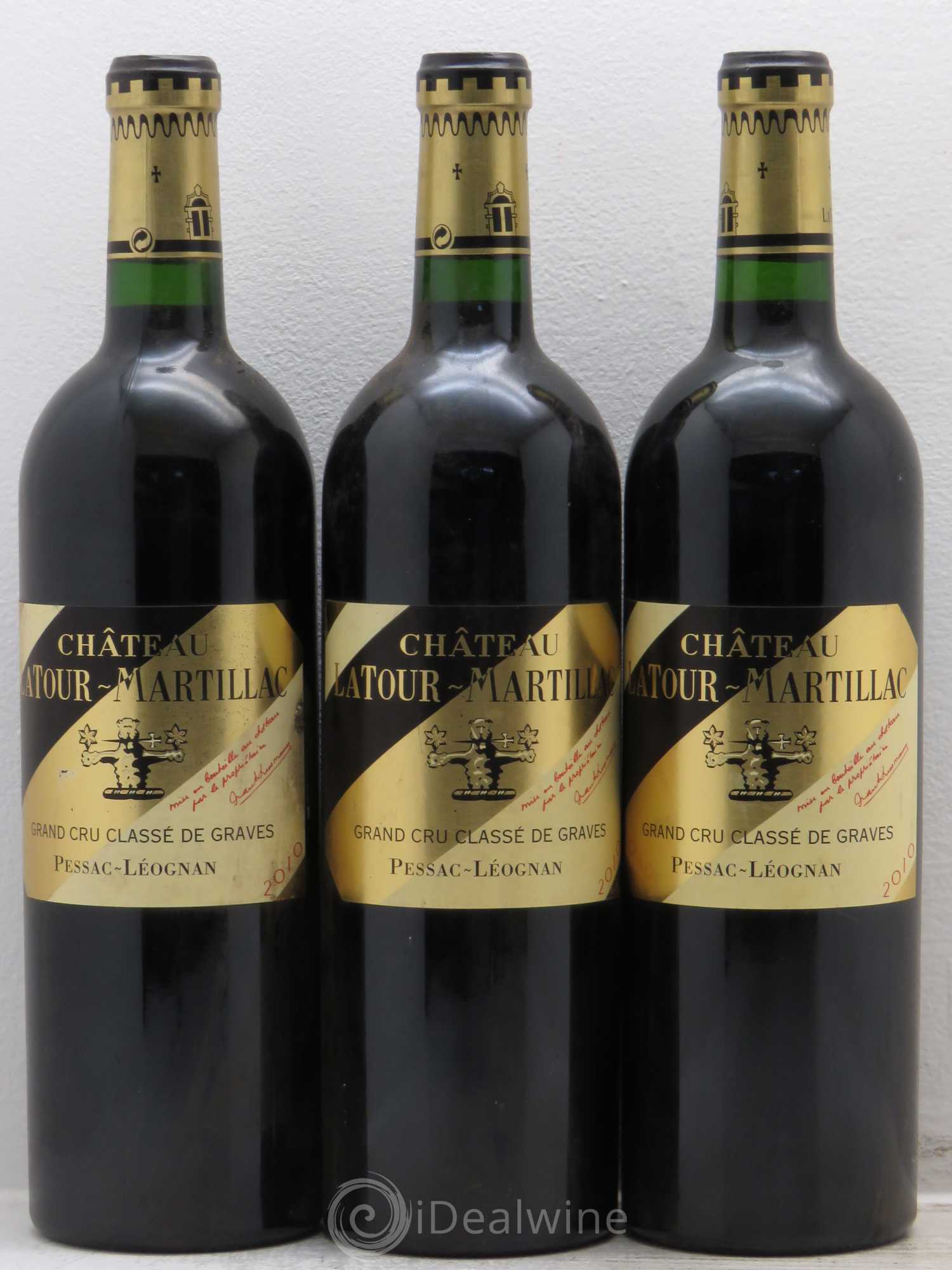 Château Latour-Martillac Cru Classé de Graves 2010 - Lot de 3 bouteilles - 0