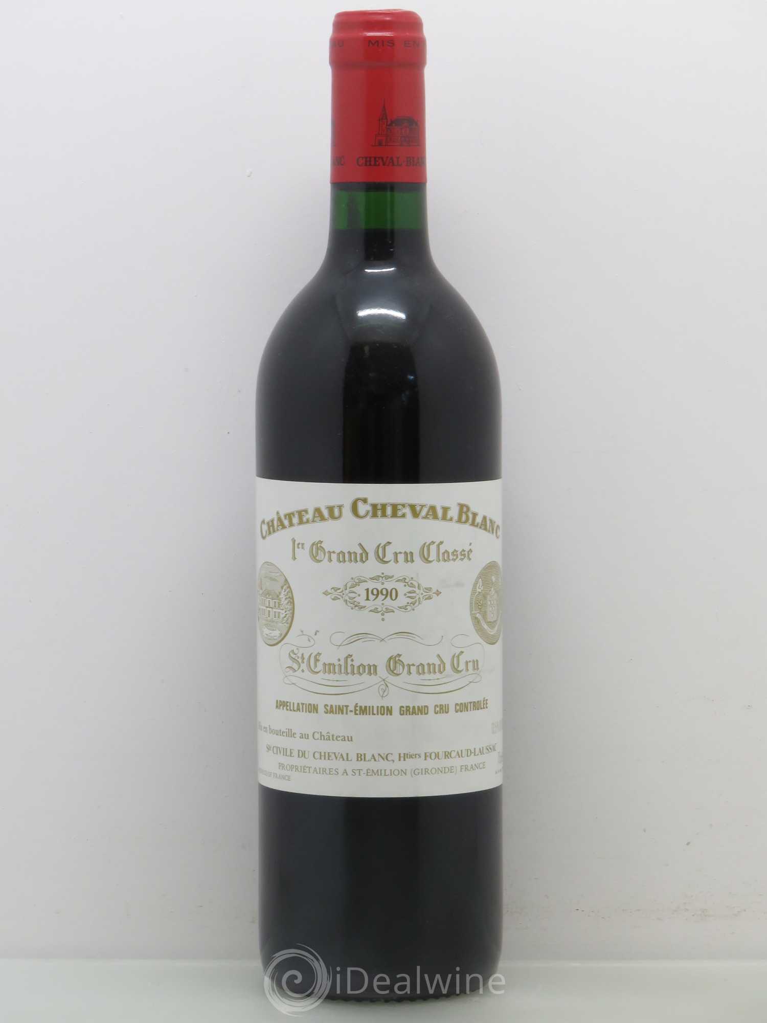 Château Cheval Blanc 1er Grand Cru Classé A 1990 - Lot de 1 bouteille - 0