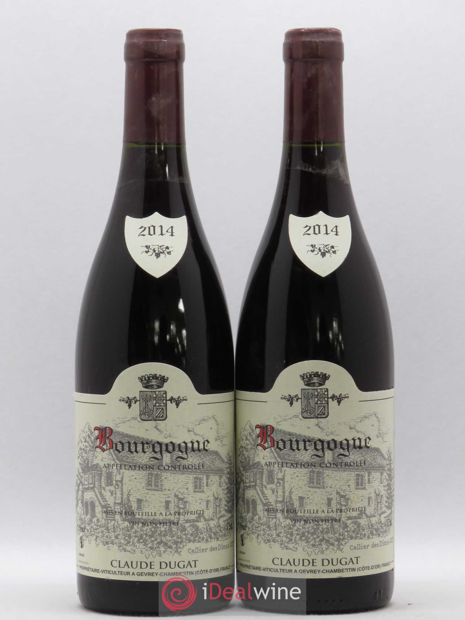Bourgogne Claude Dugat 2014 - Lot de 2 bouteilles - 0