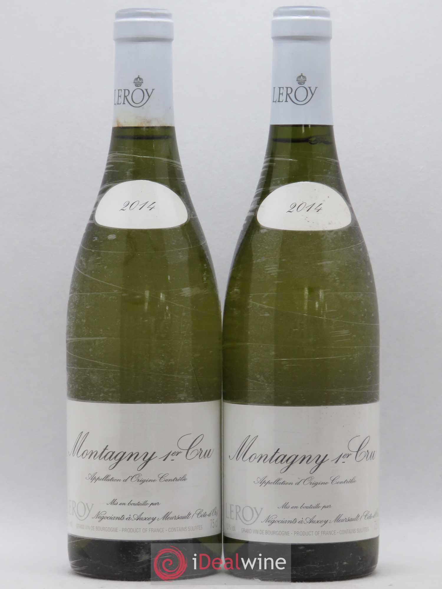 Montagny 1er Cru Leroy SA 2014 - Lot de 2 bouteilles - 0