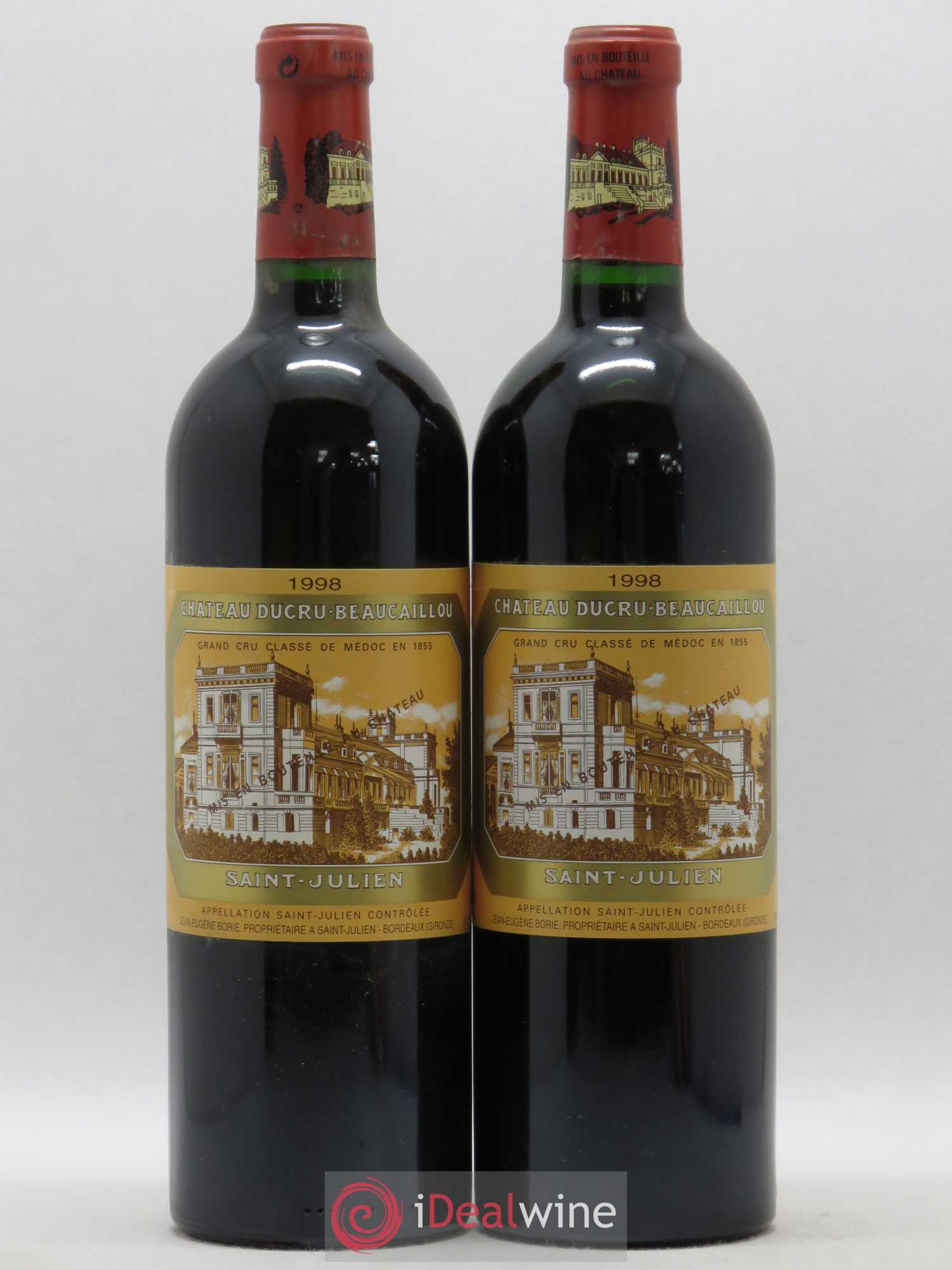 Château Ducru Beaucaillou 2ème Grand Cru Classé 1998 - Lot de 2 bouteilles - 0